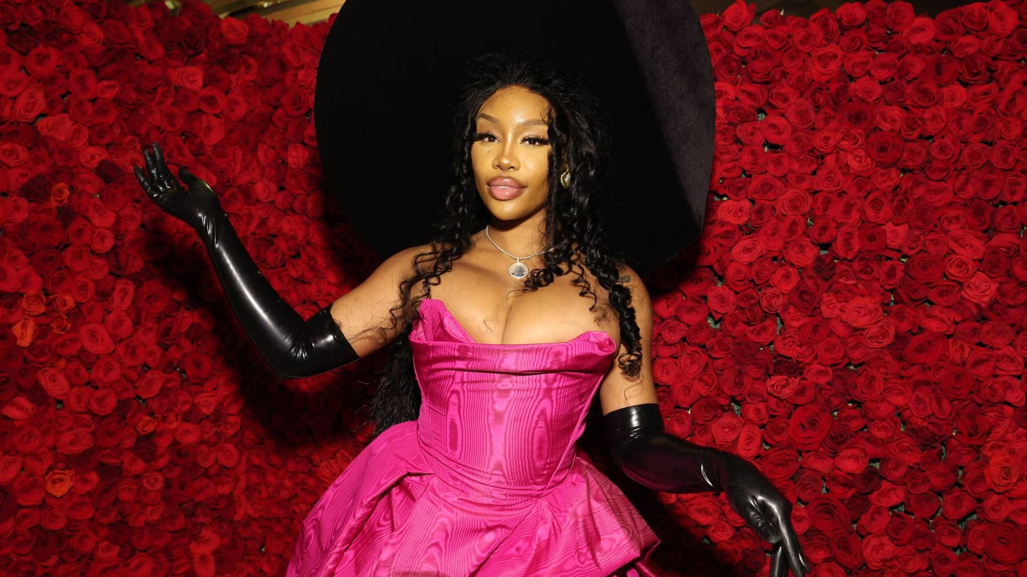 sza at the met gala red carpet