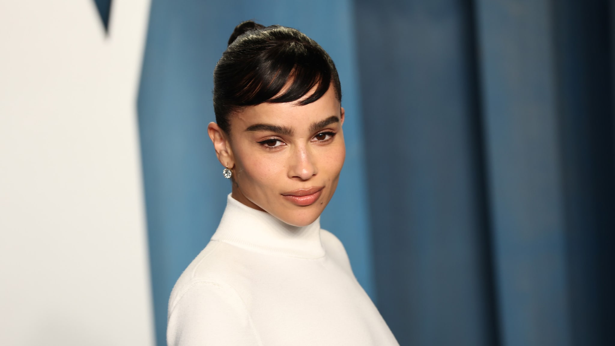 Zoë Kravitz attends the 2022 Vanity Fair Oscar Party hosted by Radhika Jones