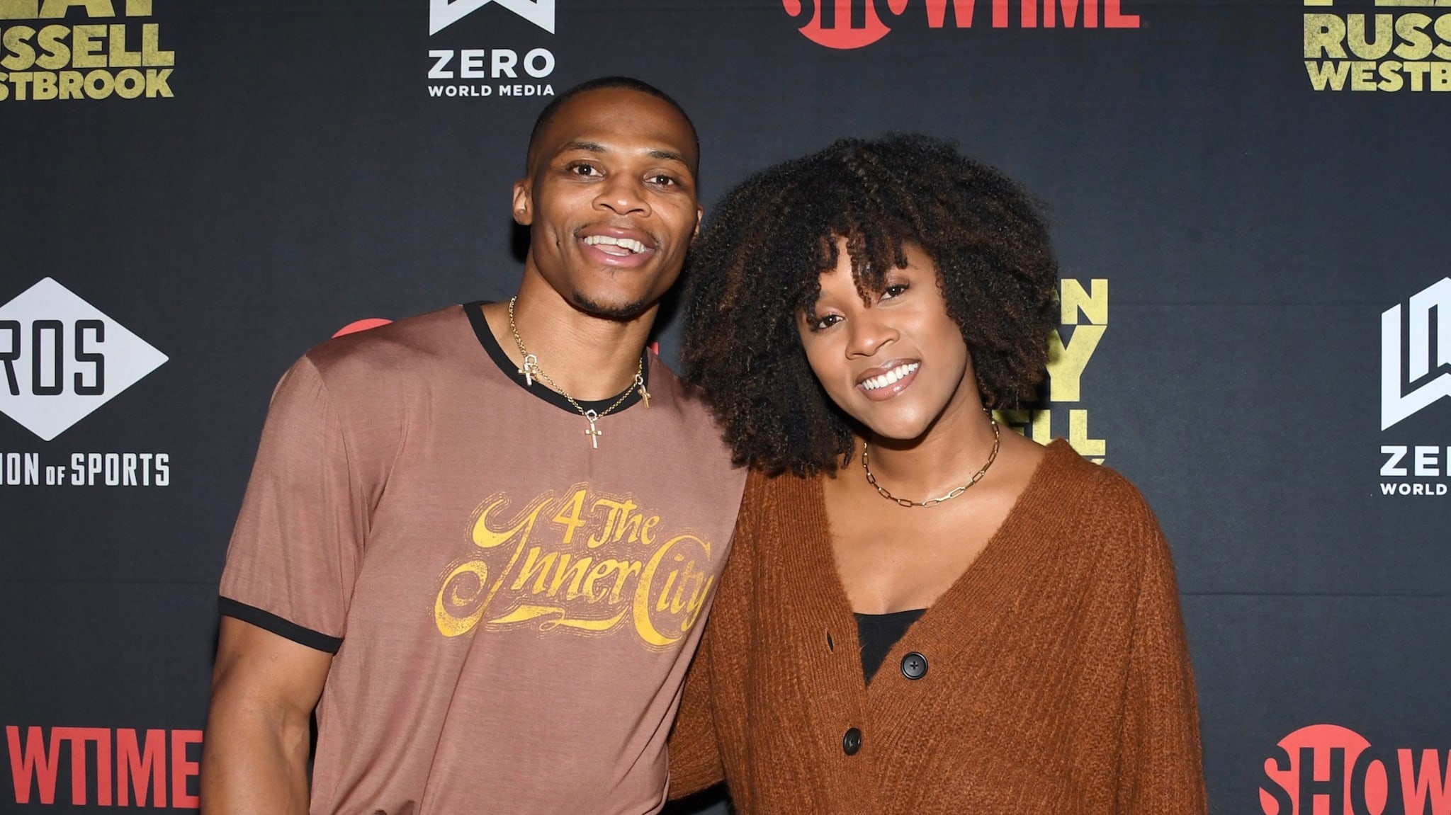 Russell Westbrook and Nina Earl attend "Passion Play: Russell Westbrook"