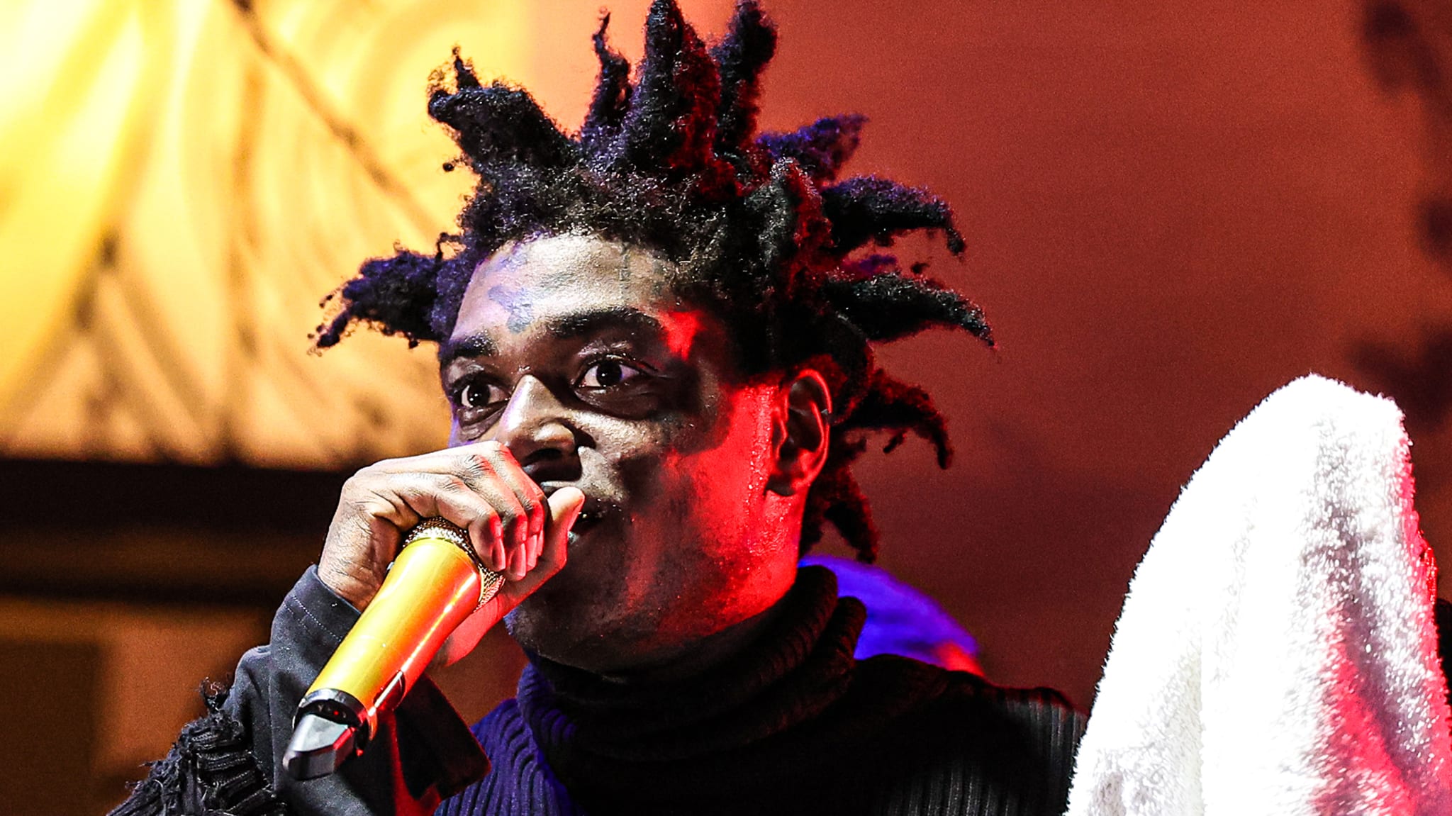 Kodak Black performs at the Miami Benefit concert for Haiti