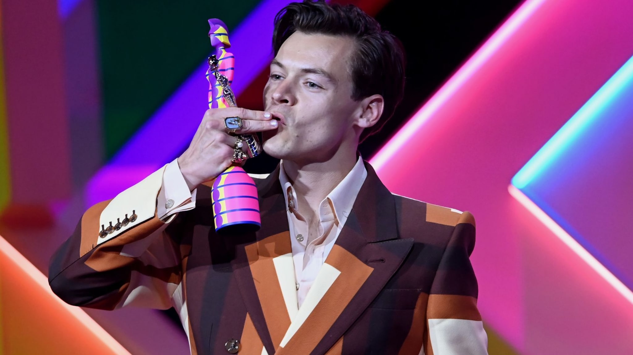 Harry Styles at the 2021 BRITs