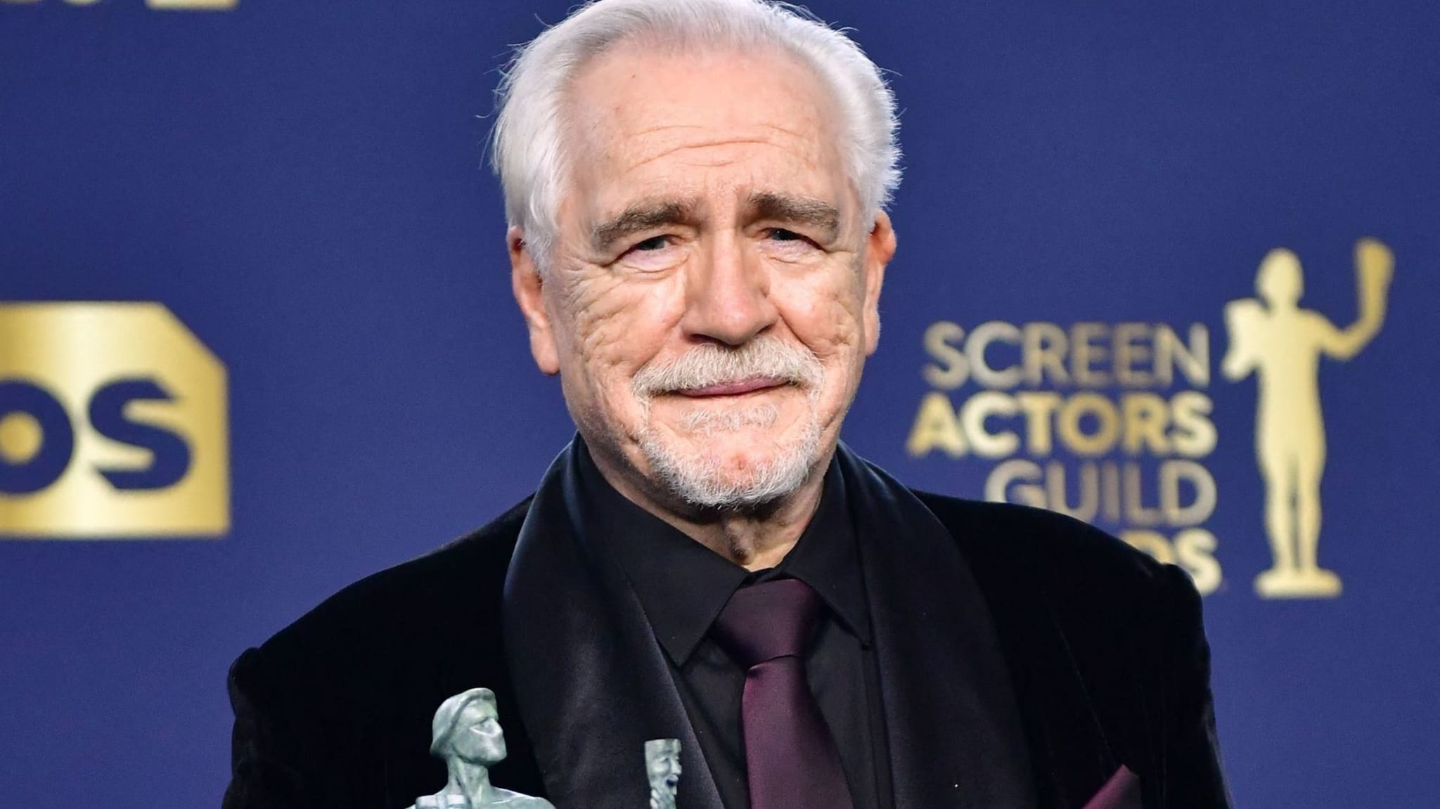 Brian Cox poses at the Screen Actors Guild Awards