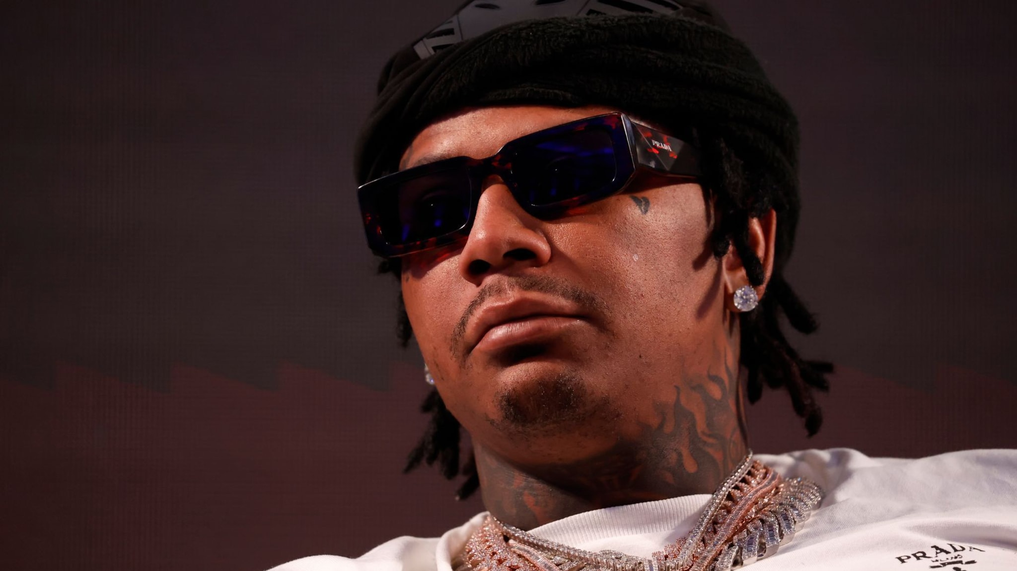 Moneybagg Yo attends Yo Gotti's CMG 2022 Press Conference