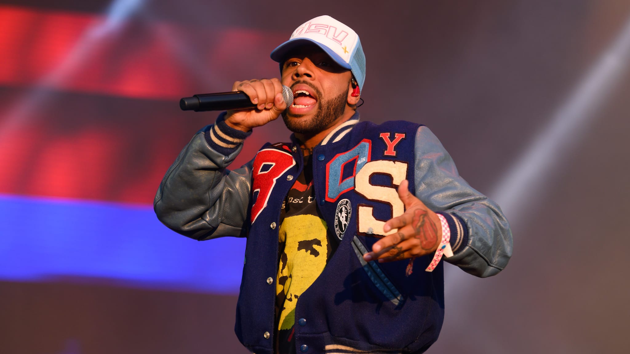 Vic Mensa performs during 2021 Riot Fest in Chicago