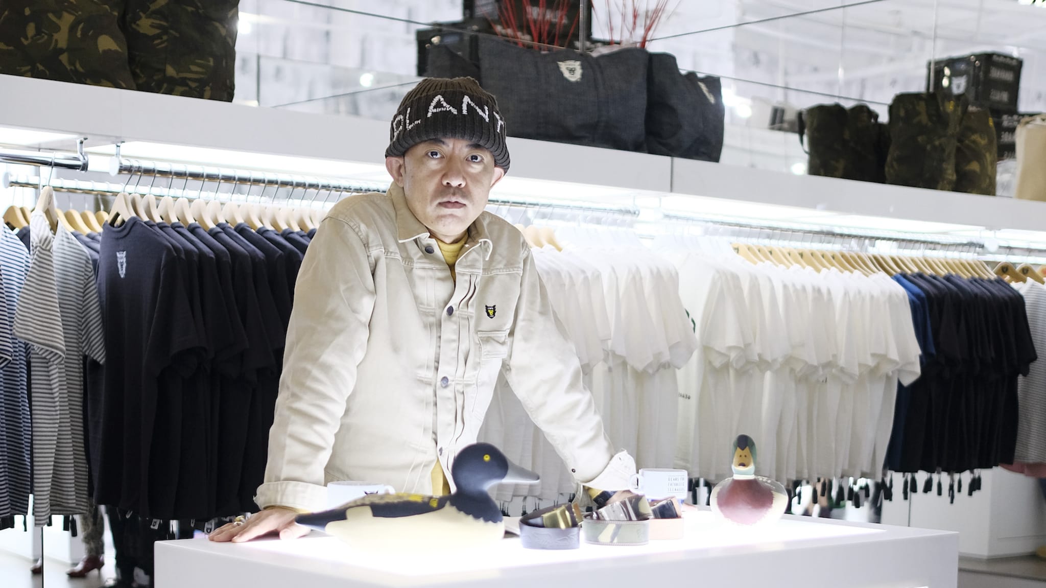 Photograph of Nigo at BBC store