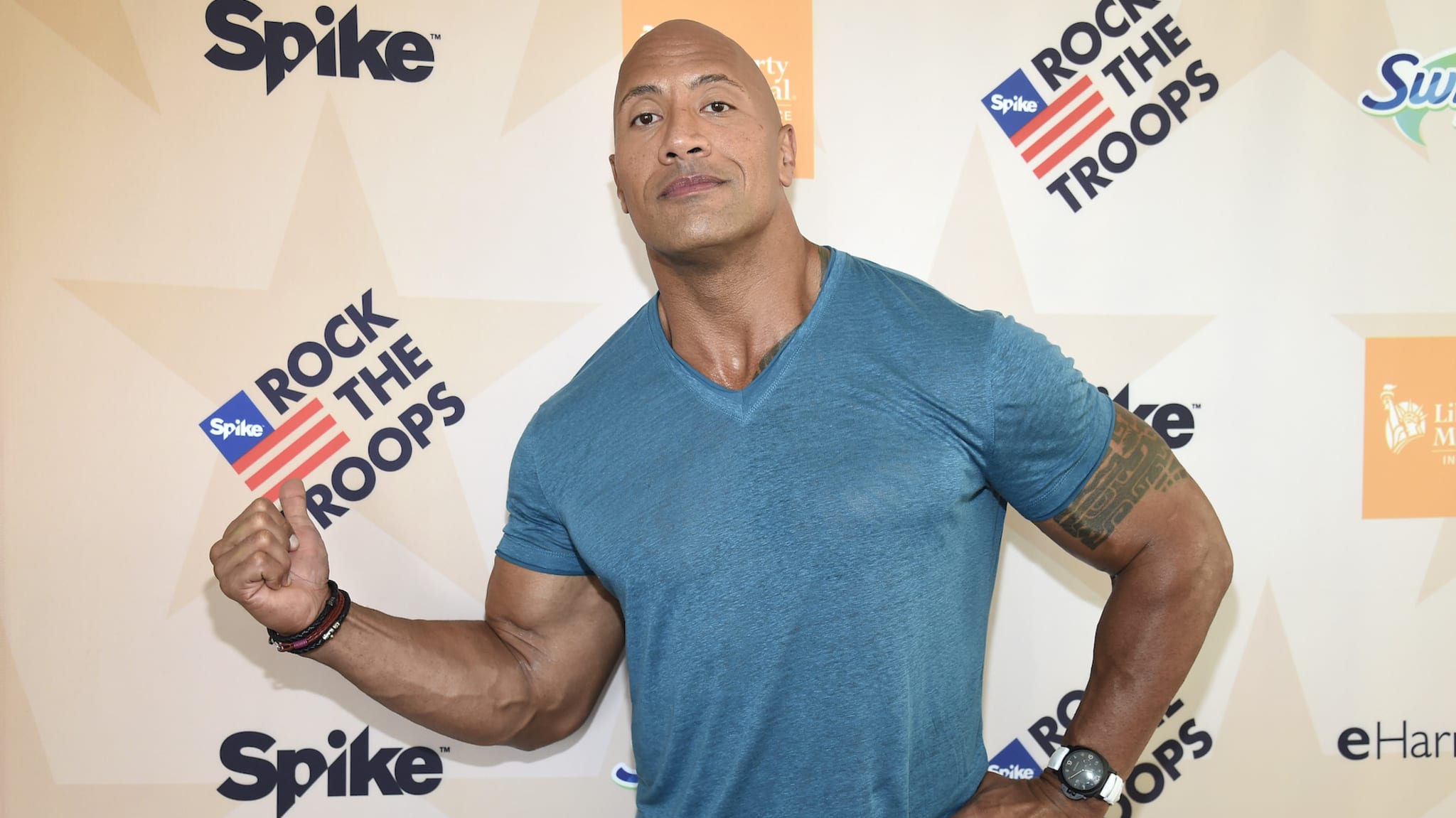 Dwayne Johnson photographed in Hawaii