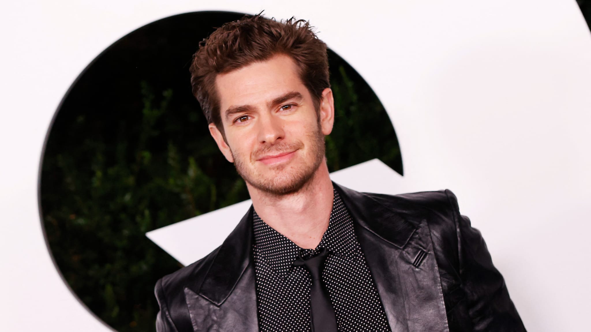 Andrew Garfield attends GQ "Man of the Year" party.