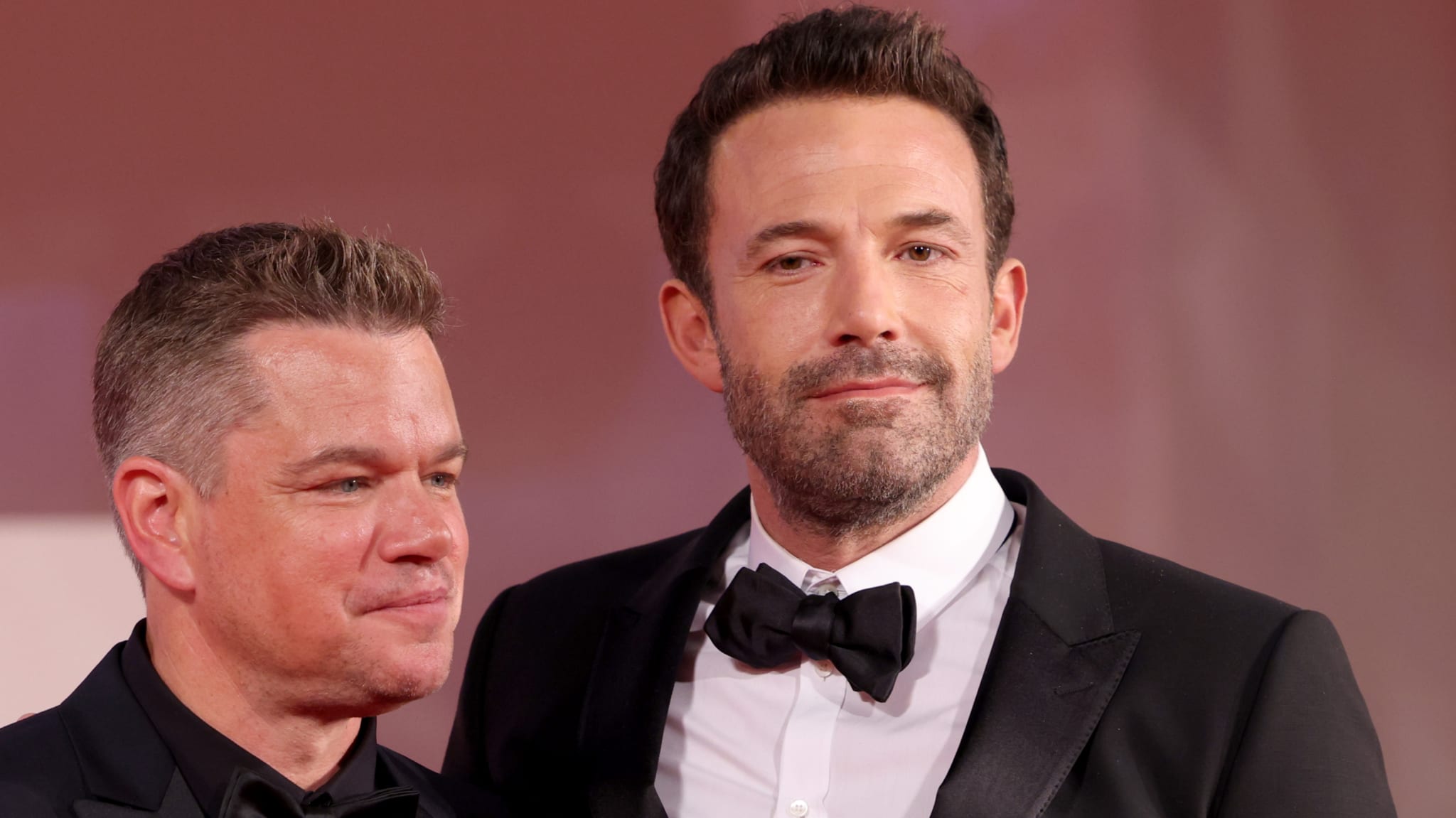 Ben Affleck and Matt Damon are pictured