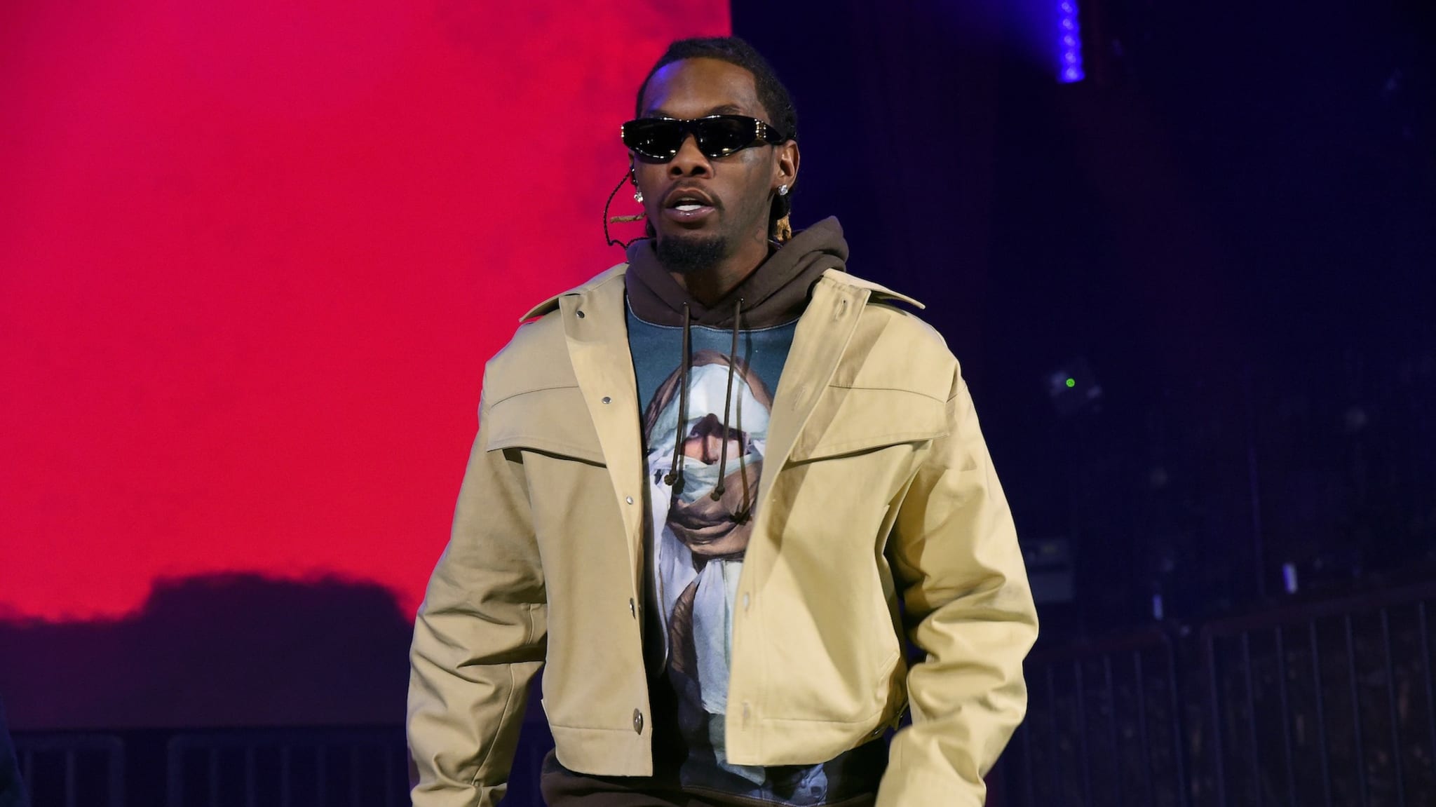 Offset of Migos performs onstage for Call of Duty: Vanguard launch event