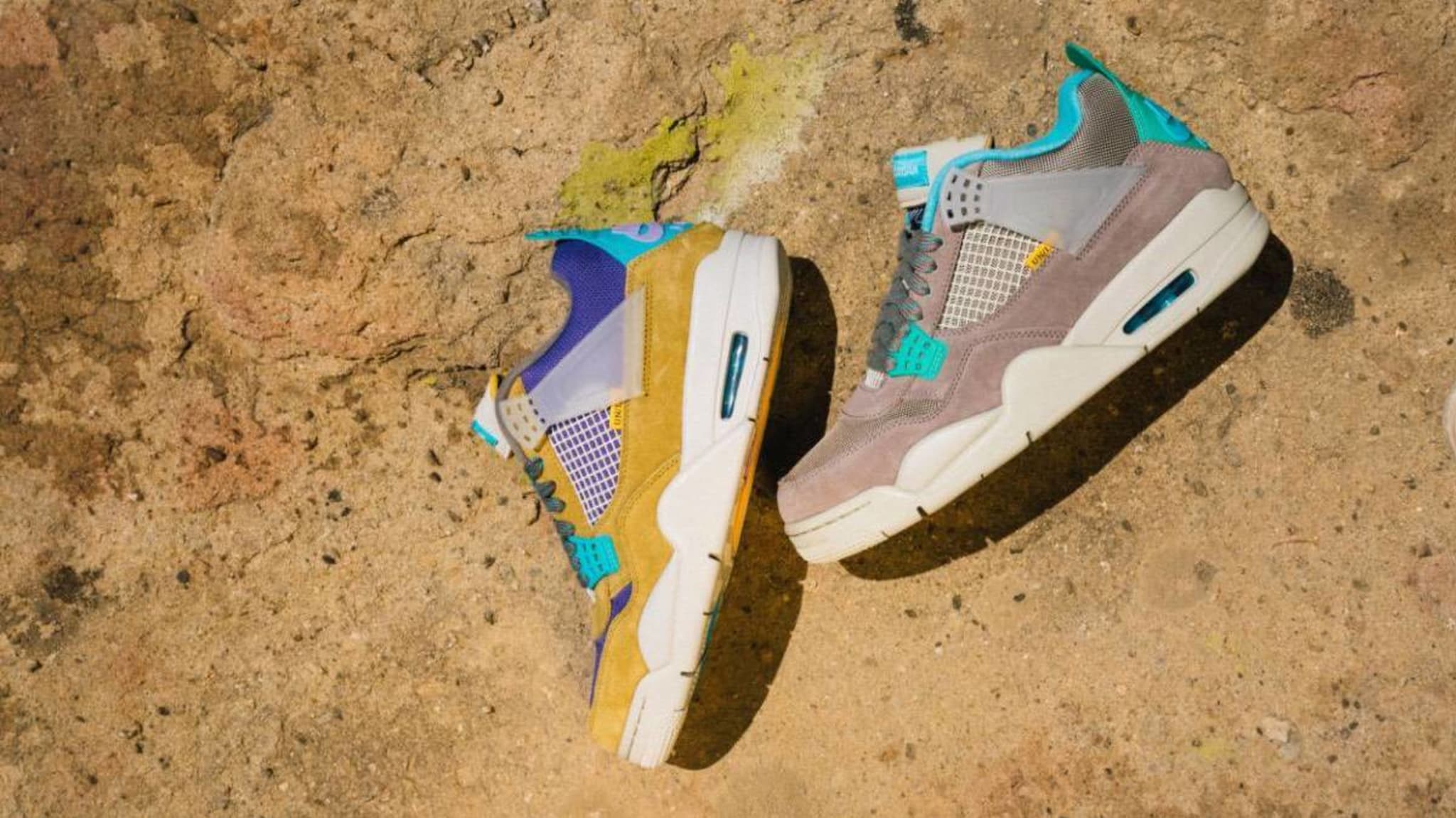 Union x Air Jordan 4 'Tent and Trail' Pair
