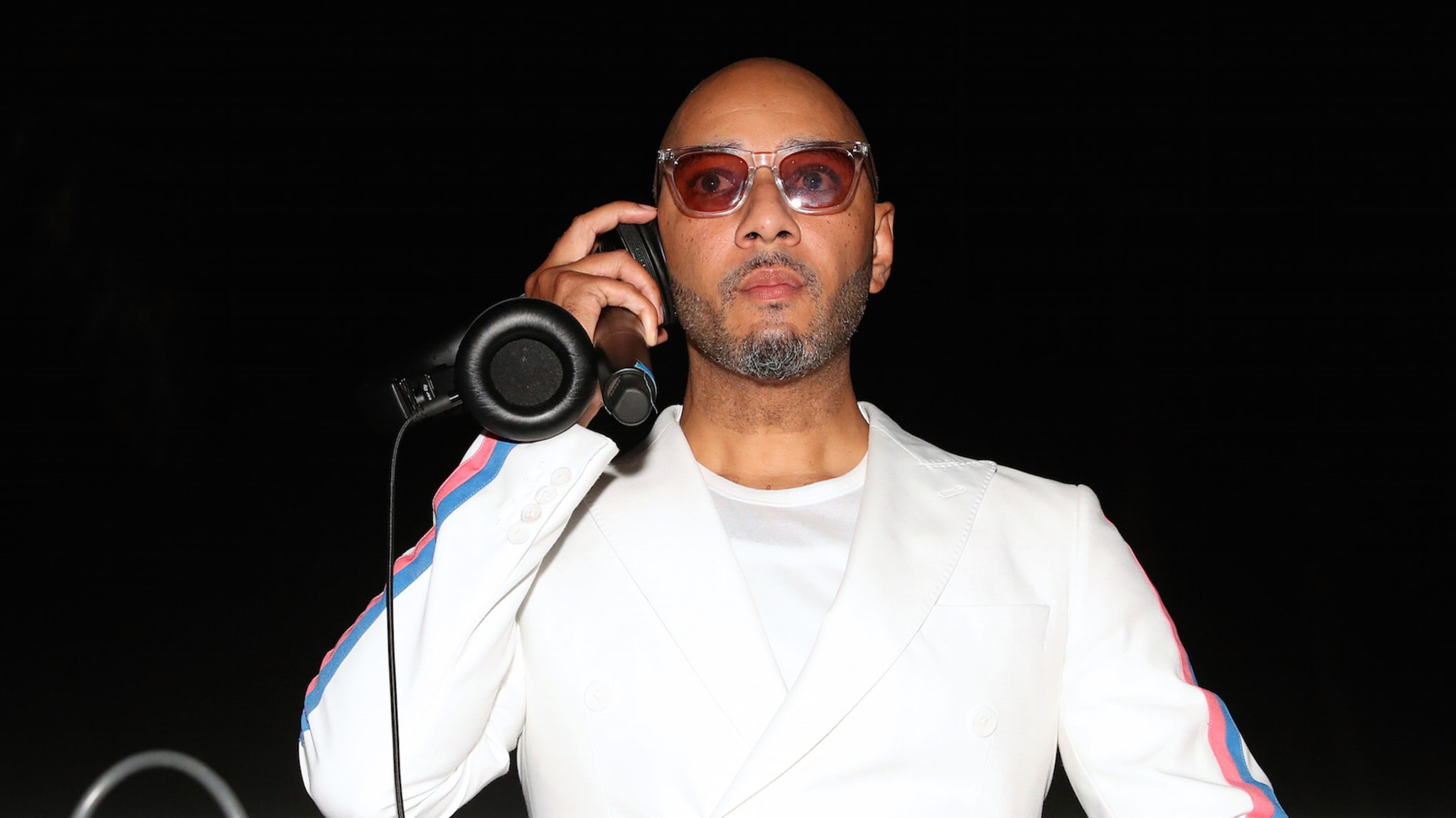 Swizz Beats performs at Swizz Beatz x American Expresss