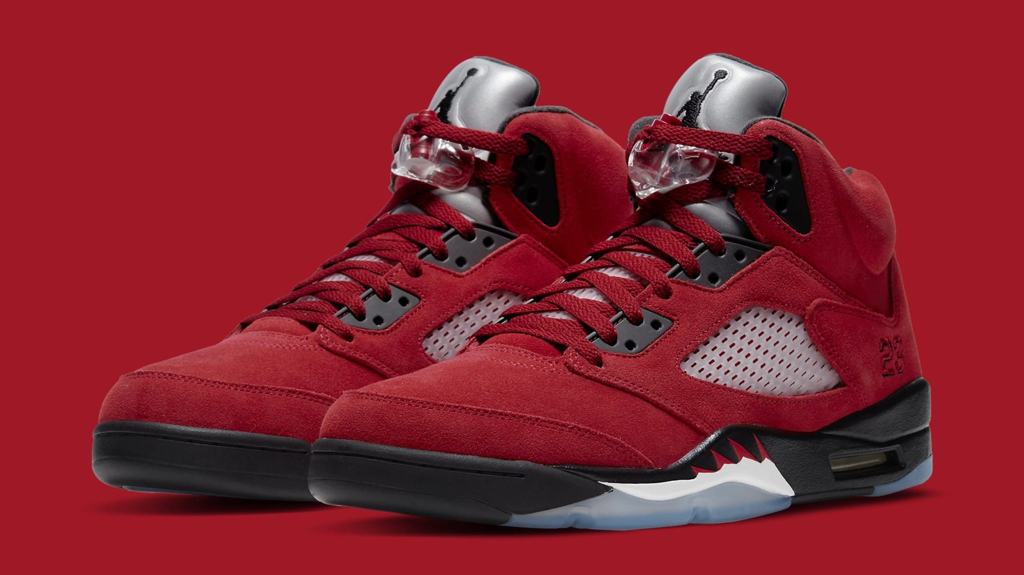 Air Jordan 5 Retro 'Raging Bull' 2021 DD0587 600 Pair