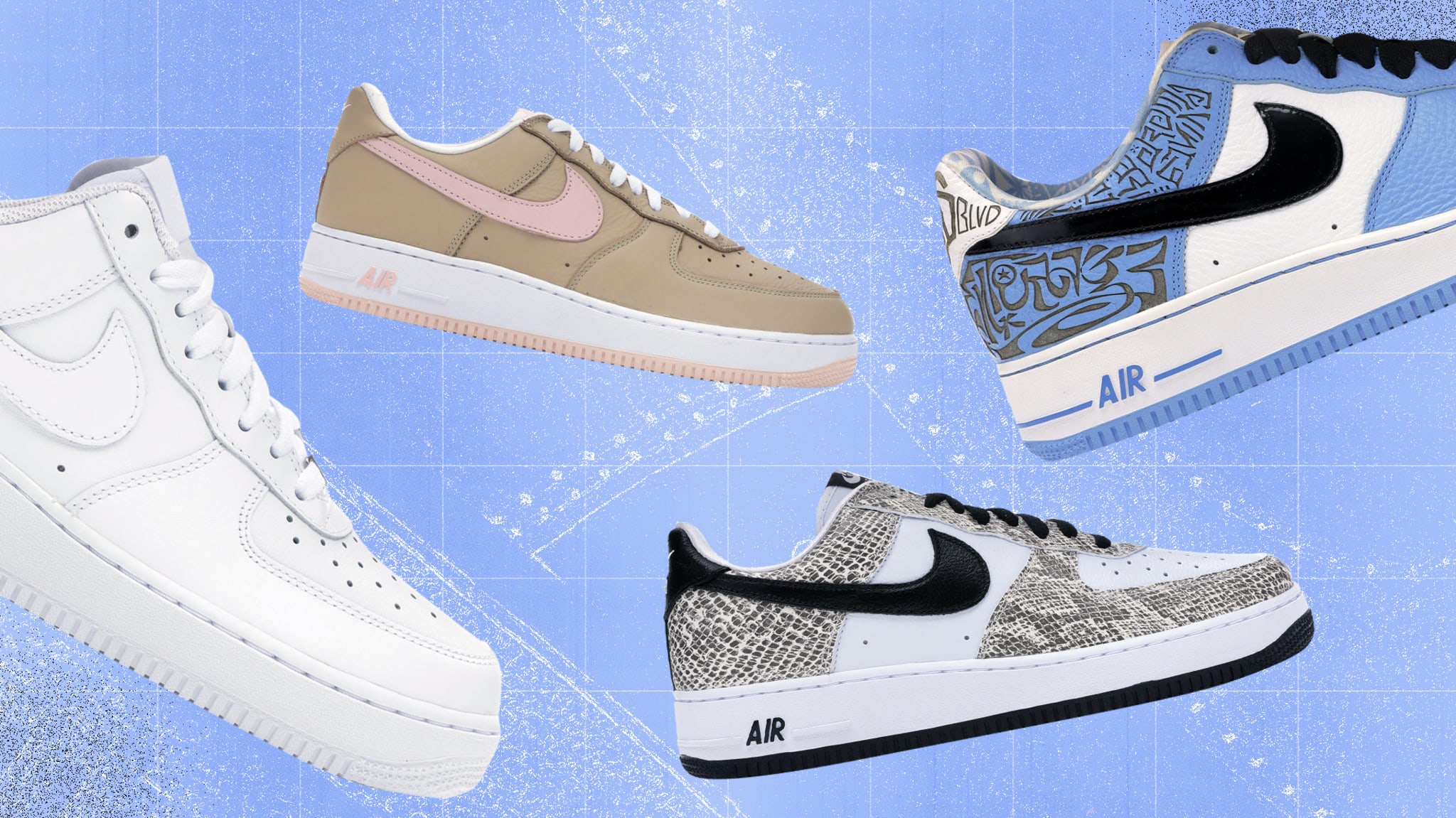 Various Nike Air Force 1 Sneakers