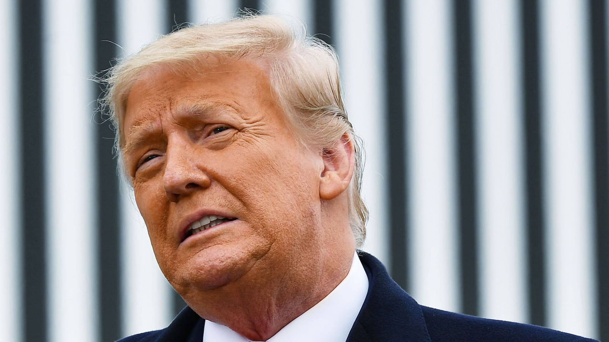 US President Donald Trump speaks