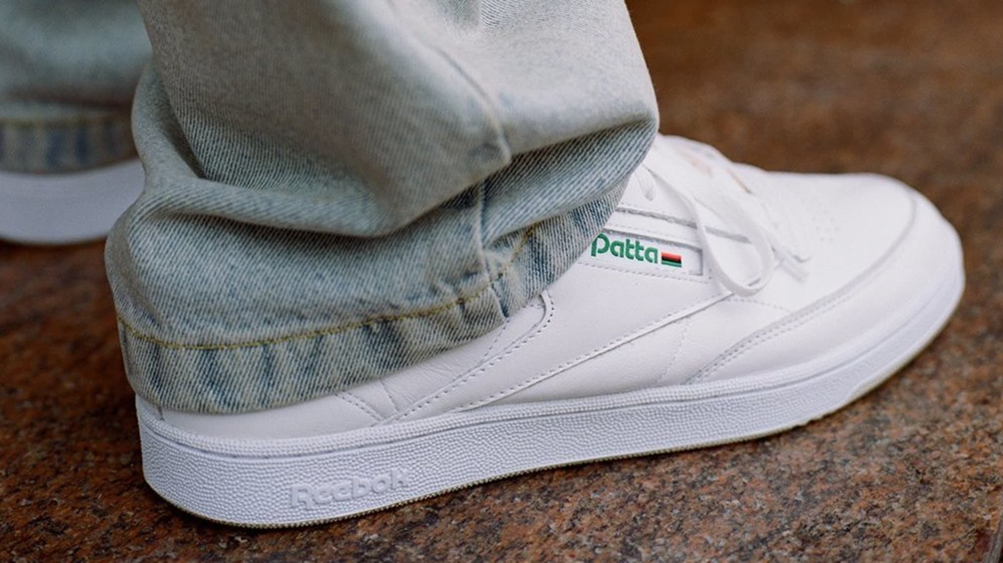Patta x Reebok Club C 85 Side