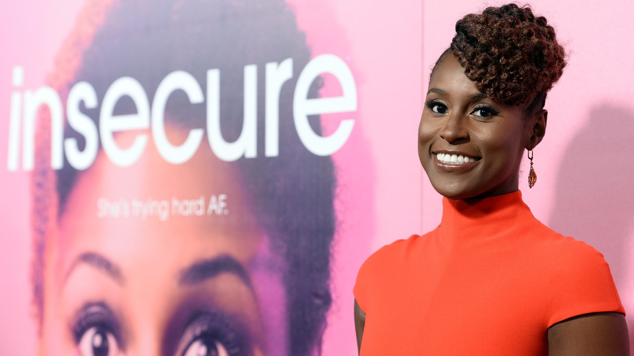 Issa Rae arrives at 'Insecure' premiere