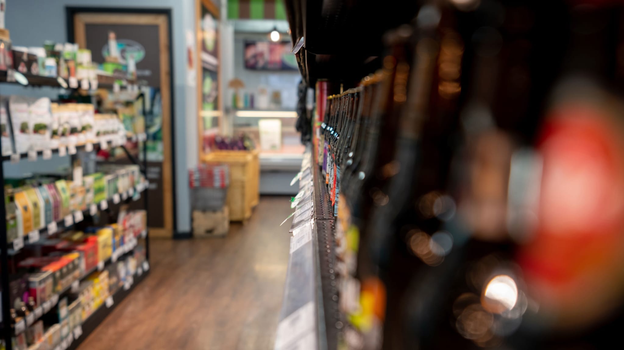 Liquor aisle
