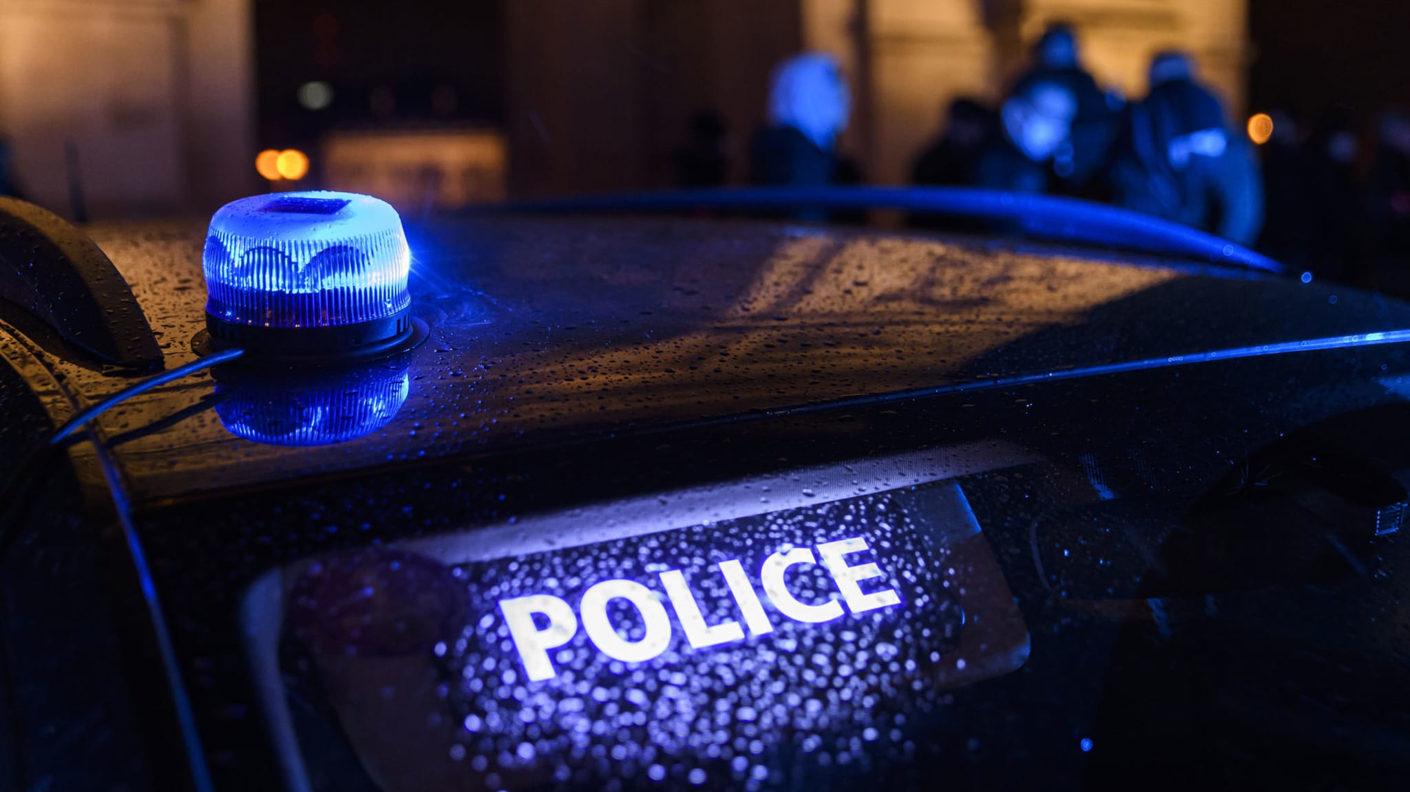 French police car