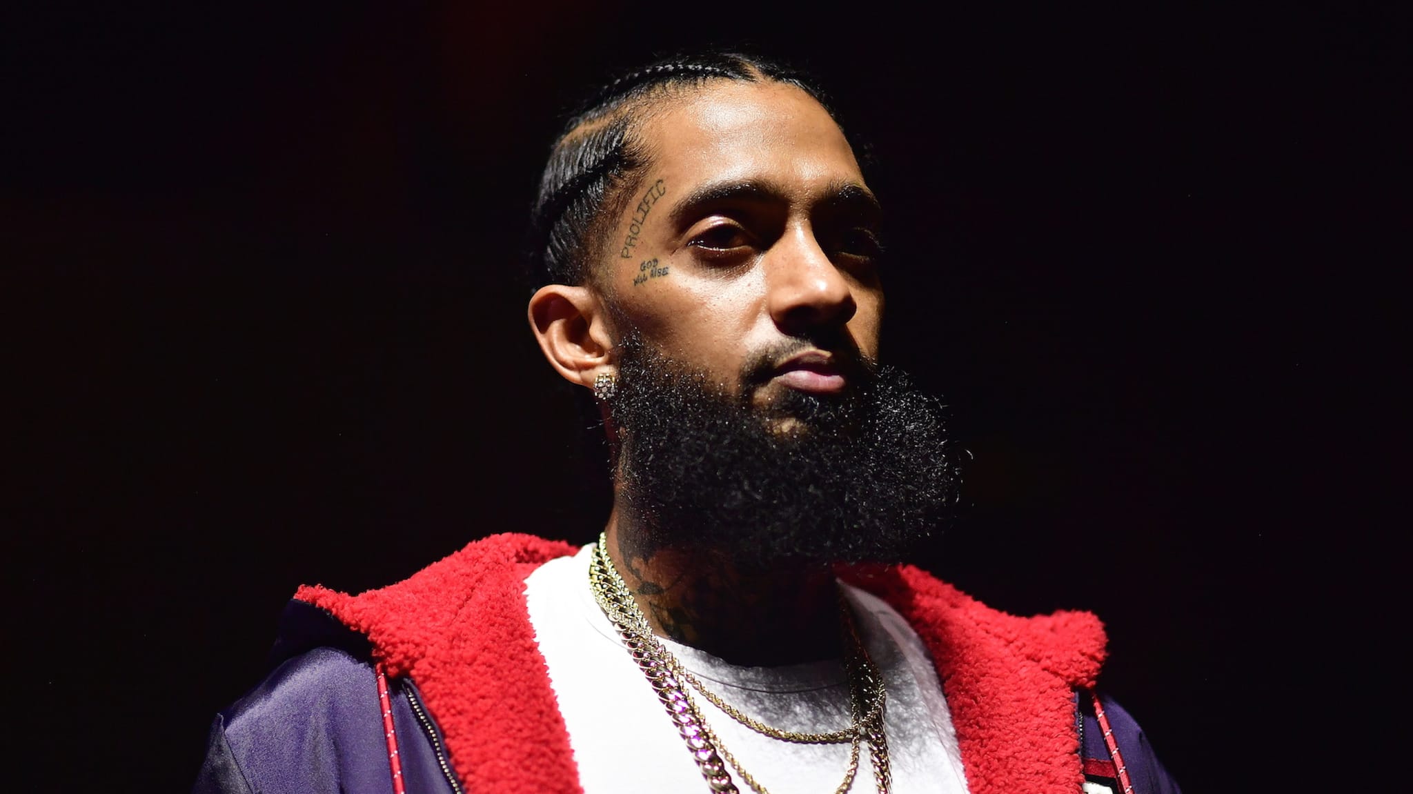 Rapper Nipsey Hussle attends A Craft Syndicate Music Collaboration Unveiling Event