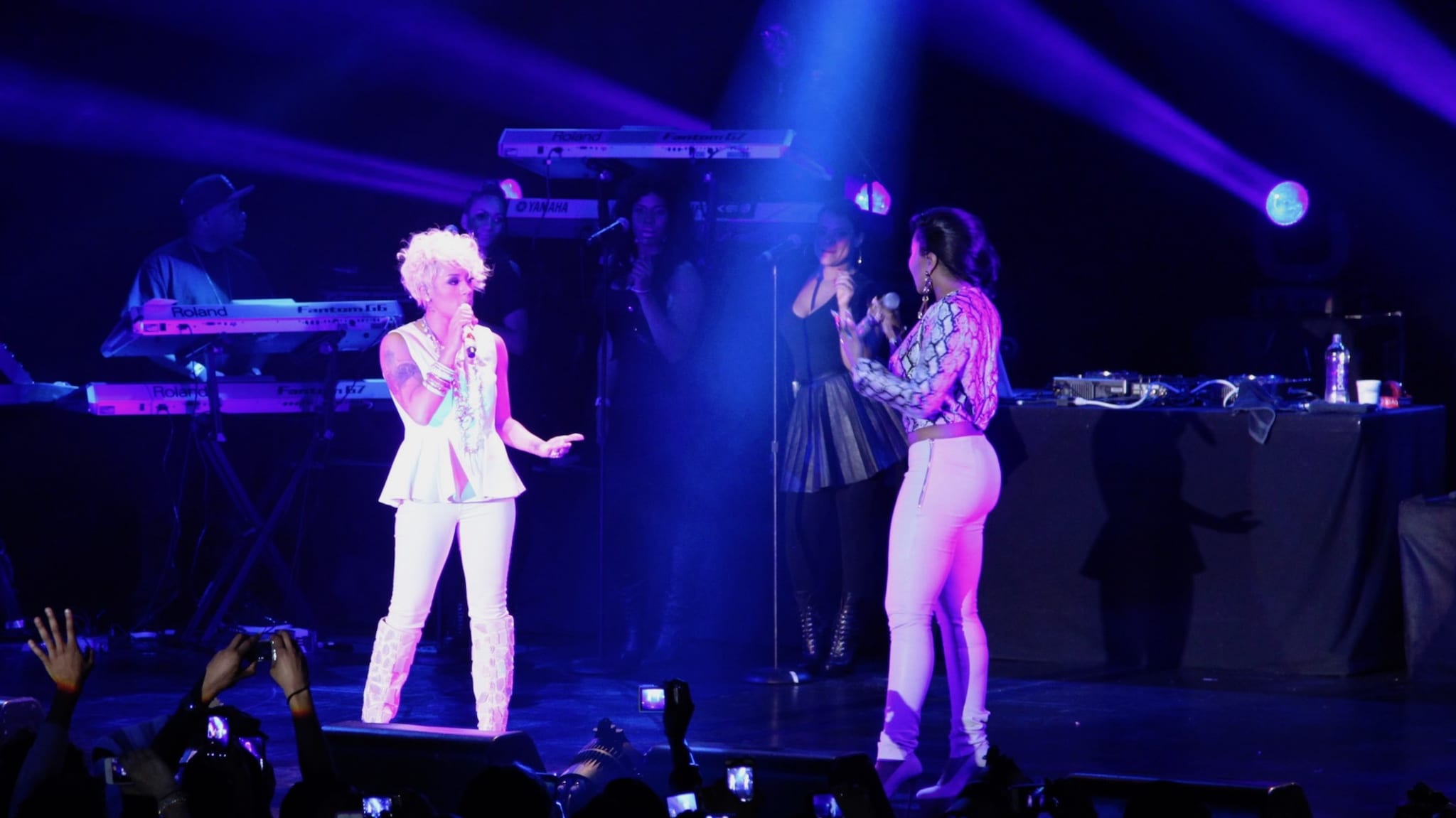 Keyshia Cole and Ashanti
