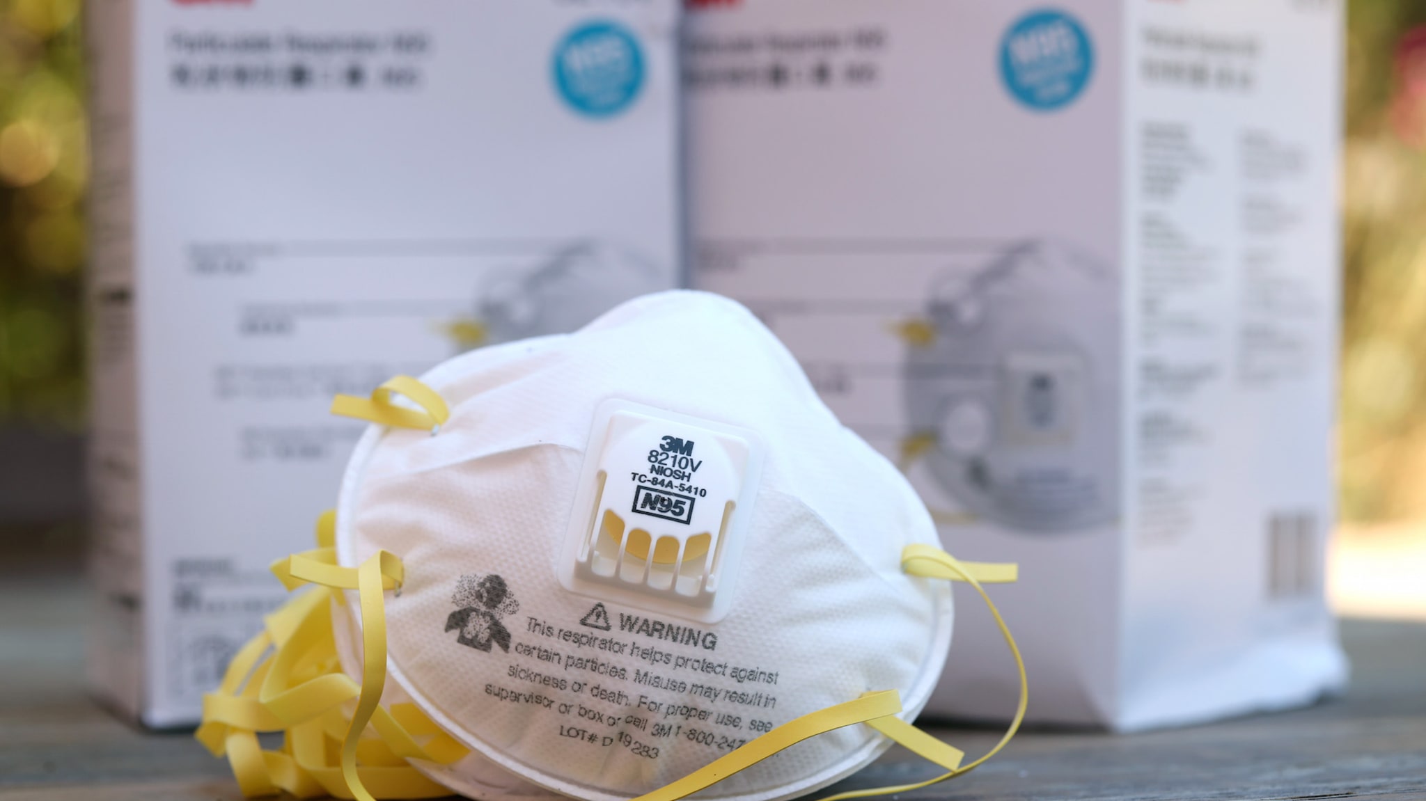 3M brand N95 particulate respirators