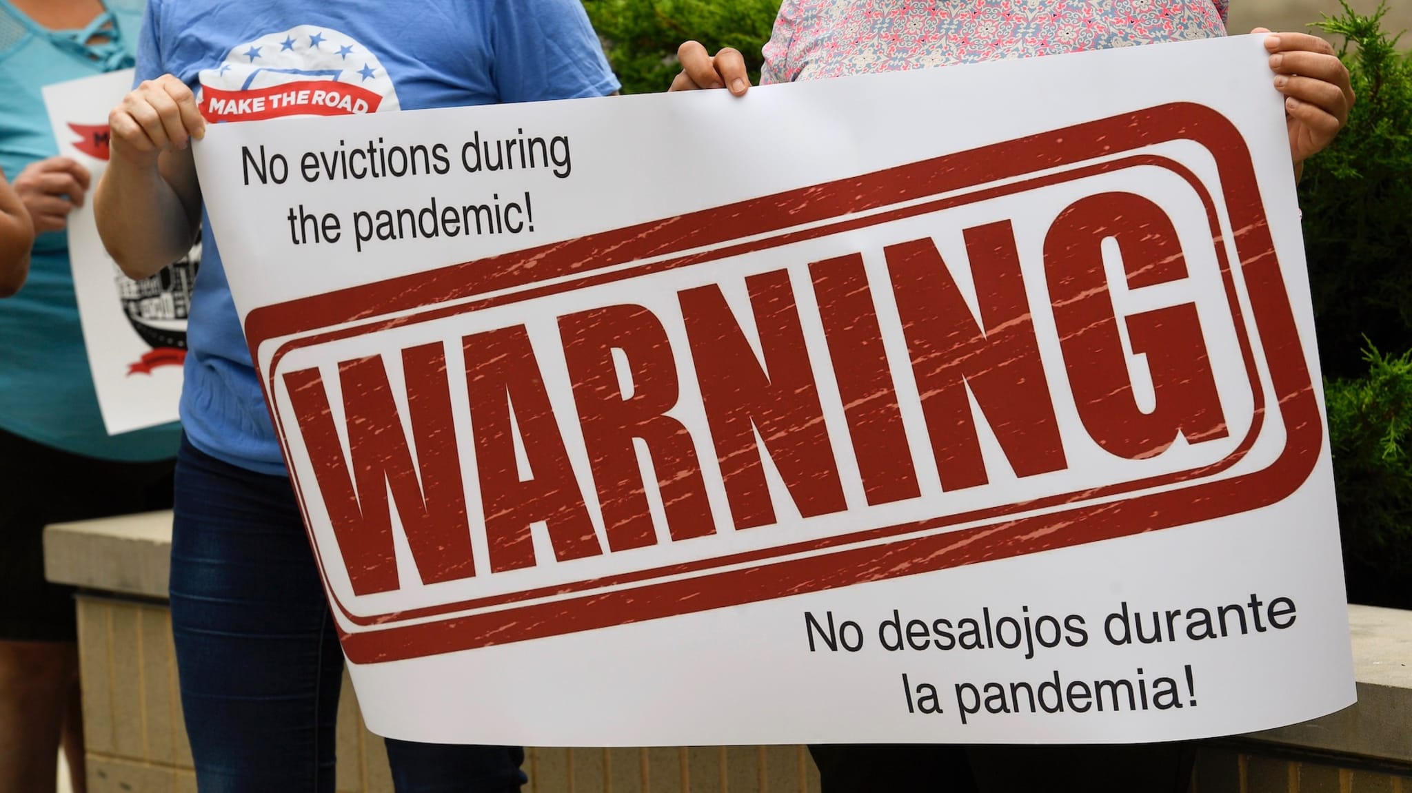 Eviction protest