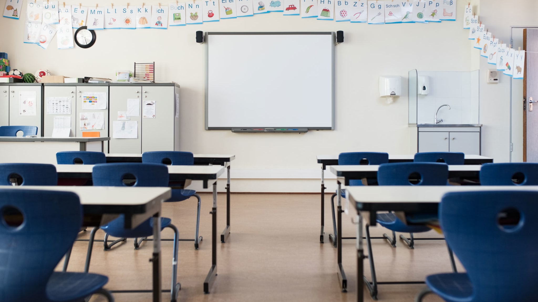 Classroom stock photo