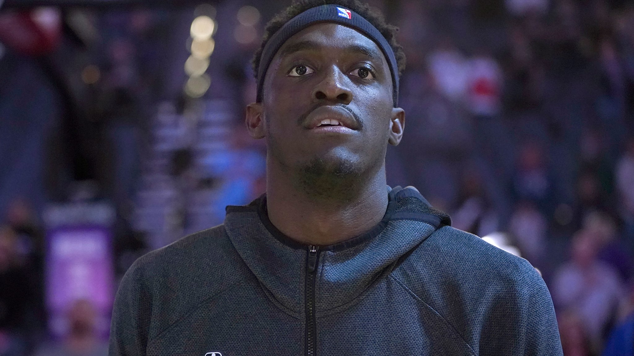 pascal siakam warming up
