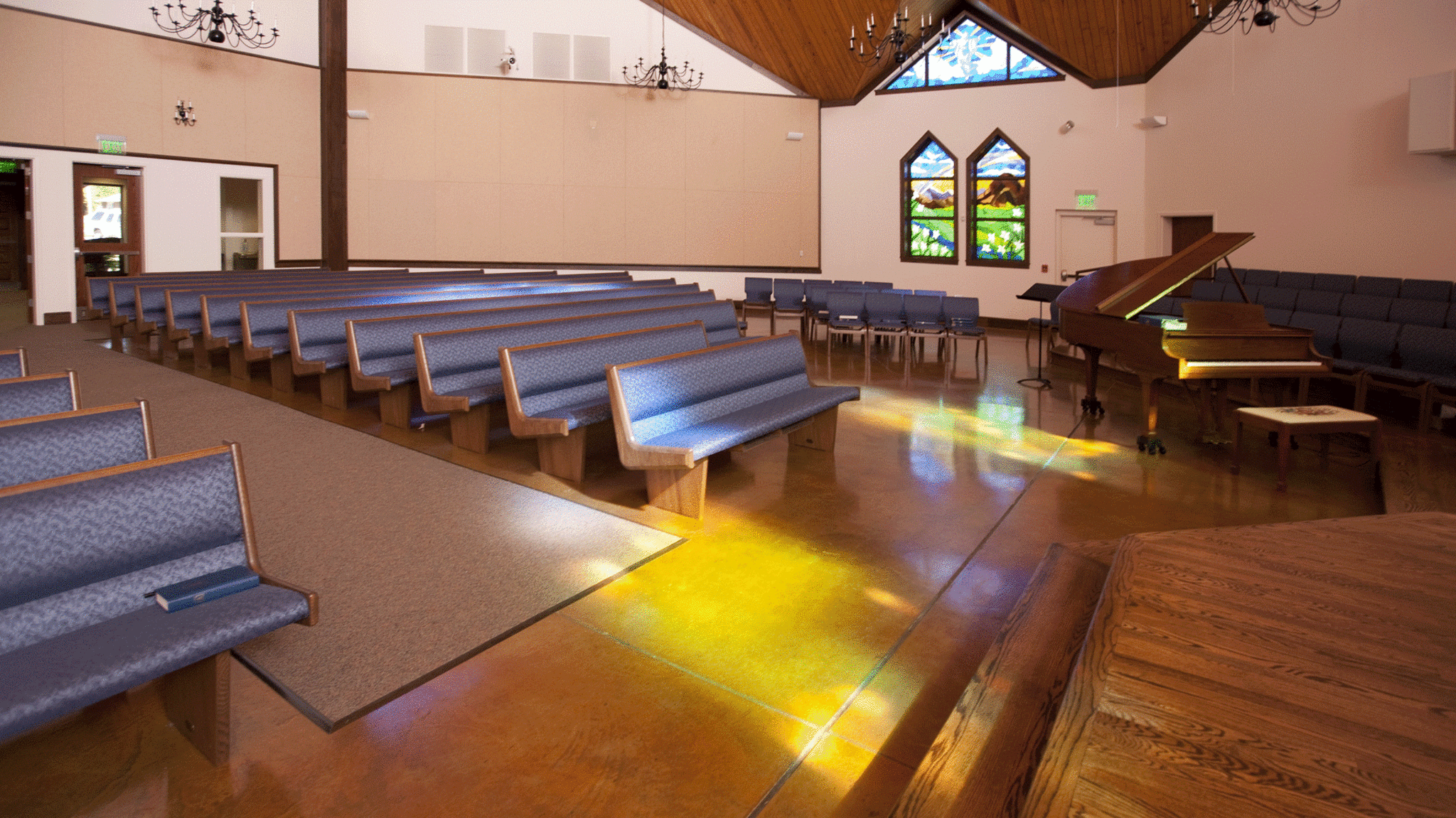 Empty church.