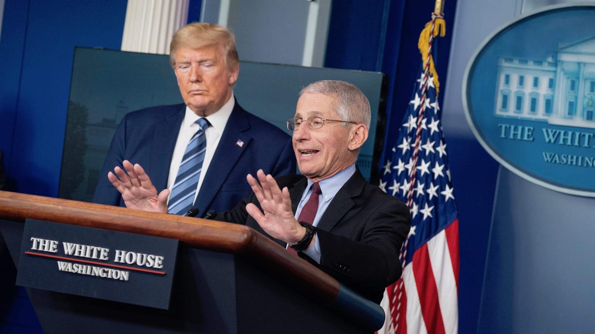 Dr. Fauci and Trump