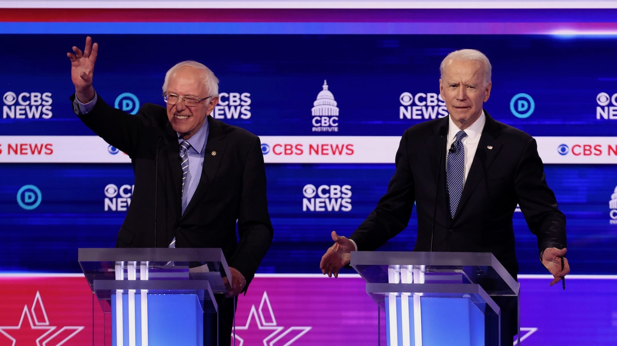 Sanders and Biden