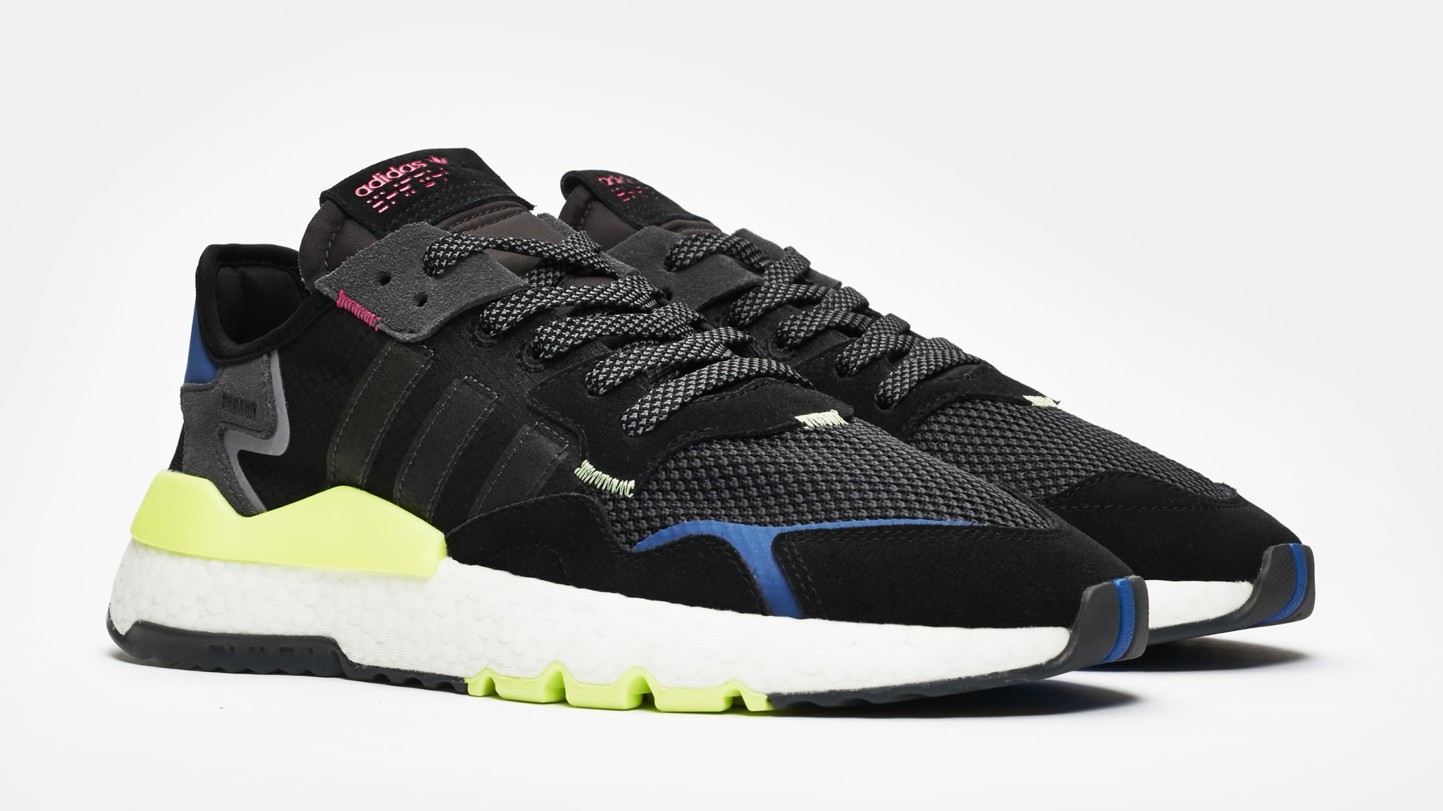 SNS x Adidas Nite Jogger 'Black/Carbon Grey Six' EE9462 (Pair)