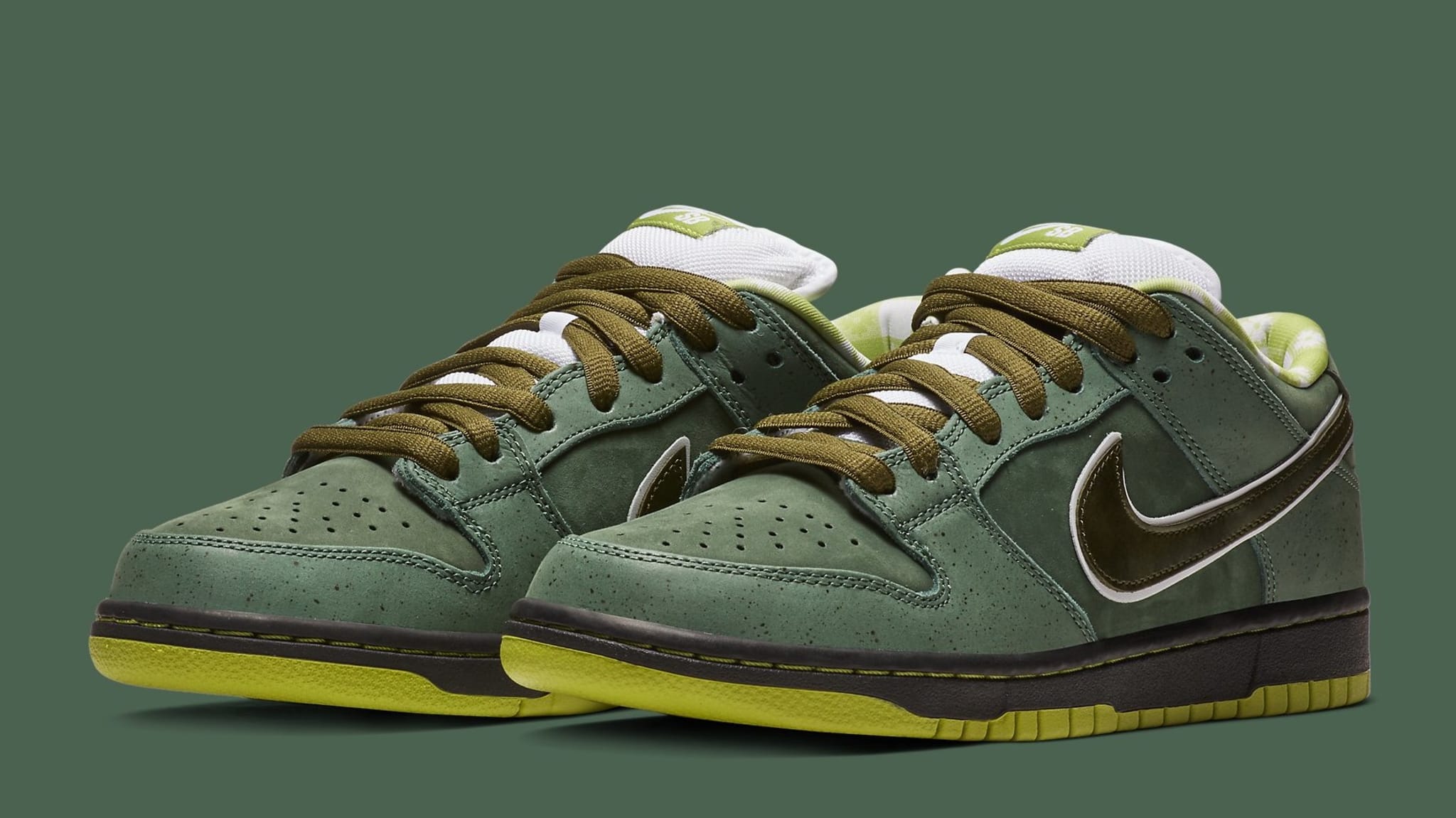 nike sb dunk low green lobster release date bv1310 337 pair