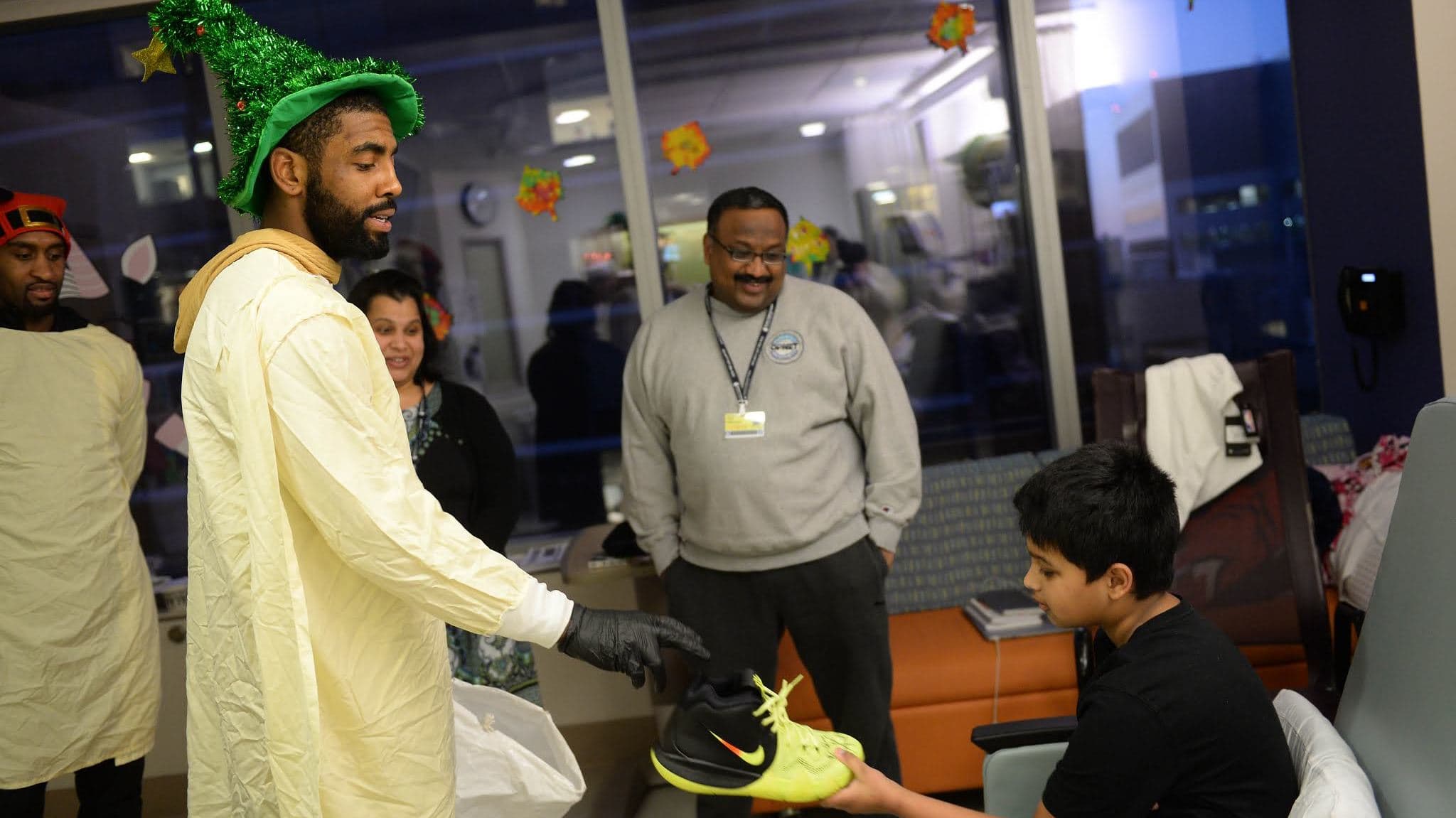 Kyrie Irving Boston Children's Hospital