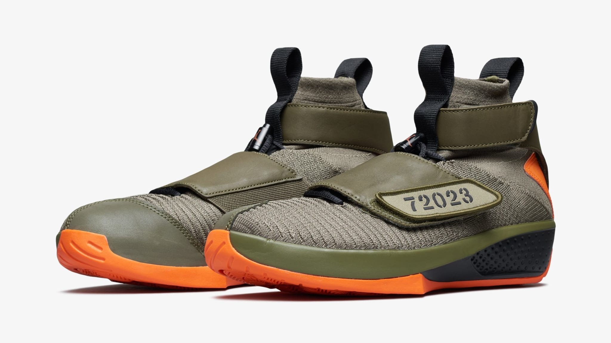 Air Jordan 20 Flyknit 'Melo/Olive/Orange' (Pair)