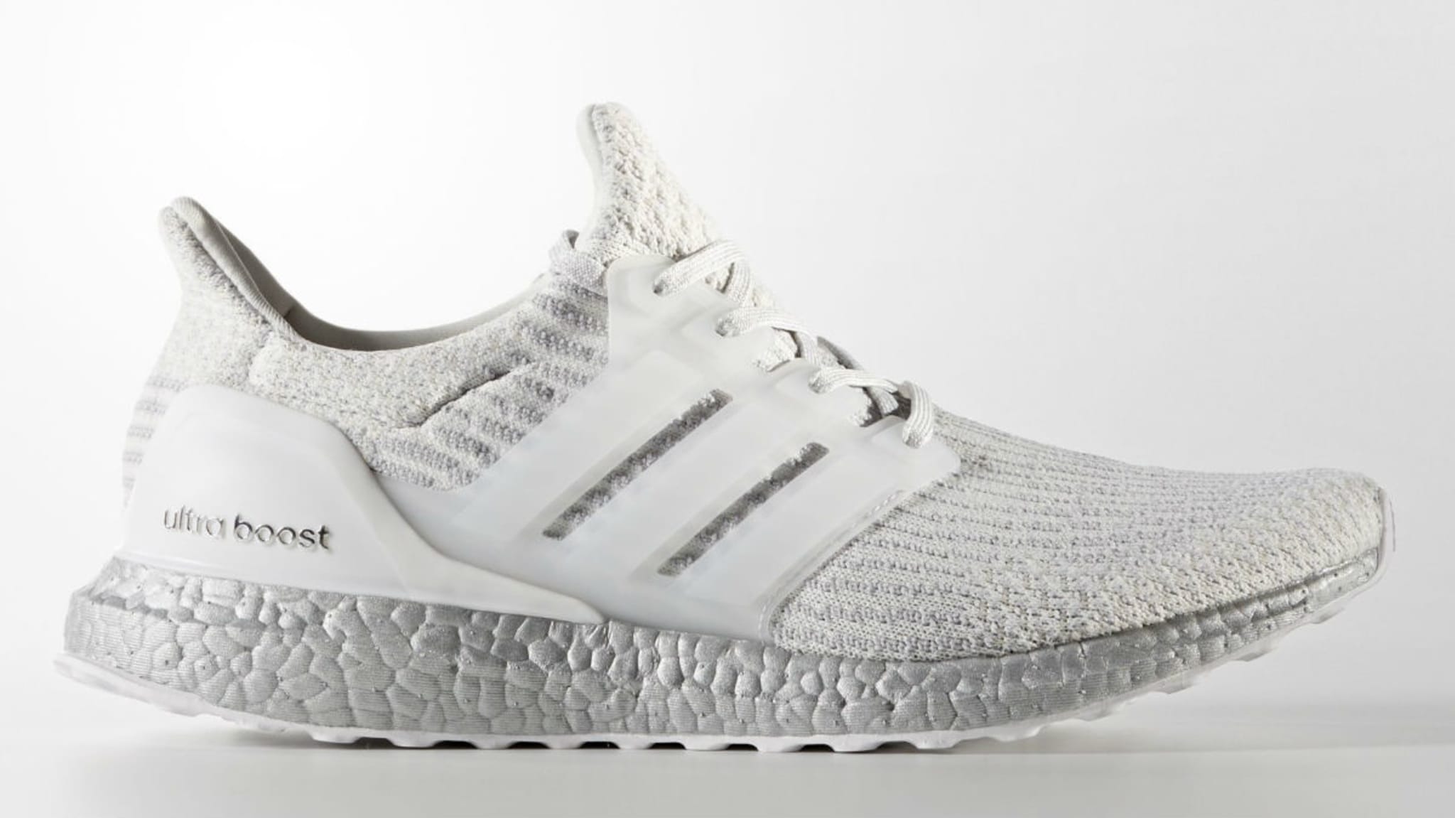 Adidas Ultra Boost 3.0 White/Silver Profile BA8922