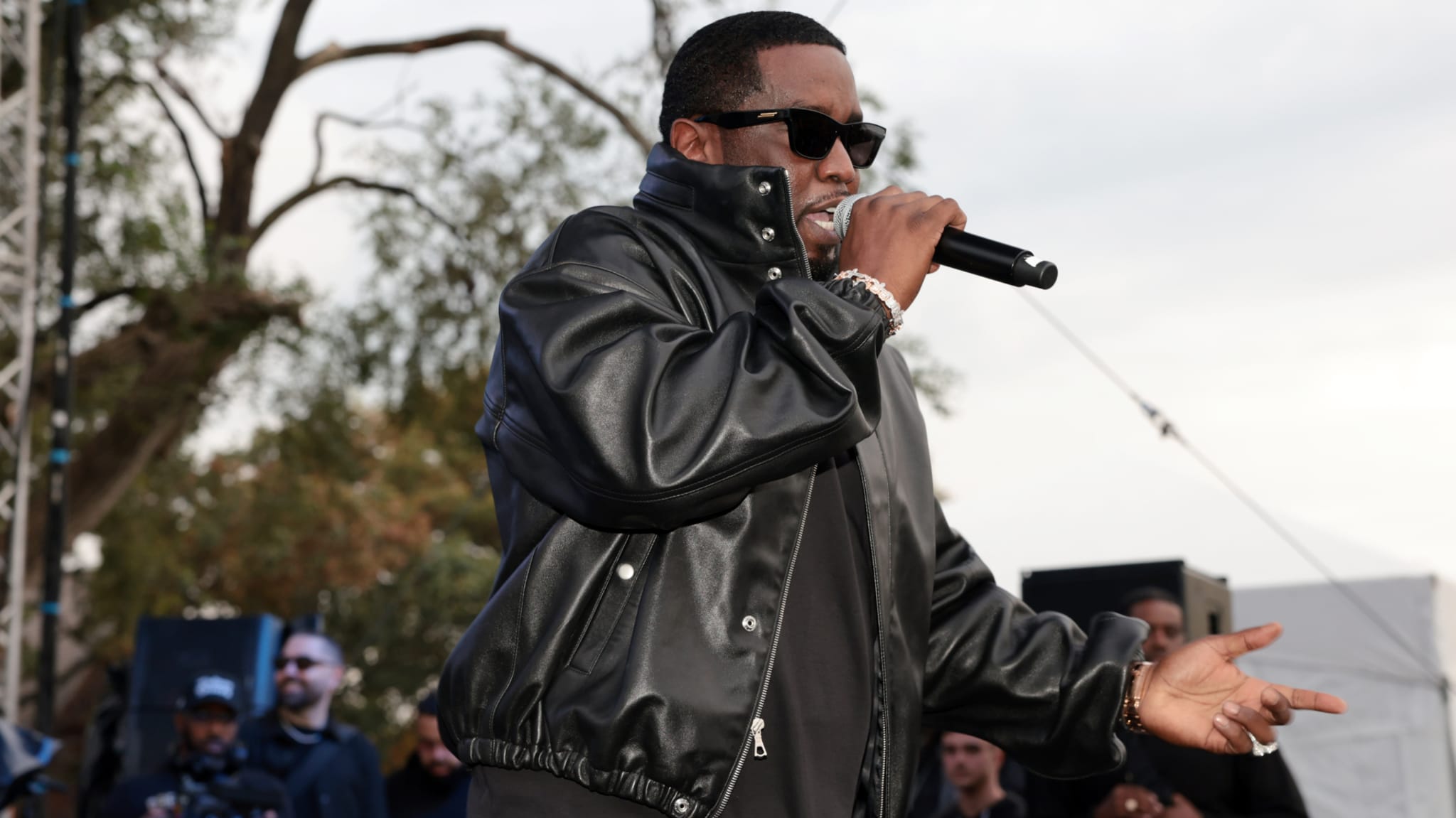 diddy is seen performing