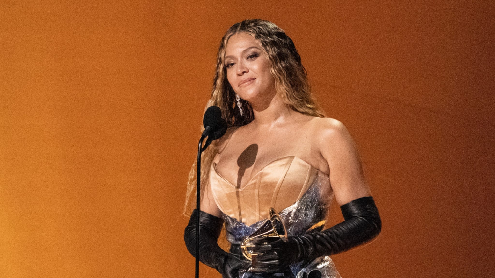 Beyoncé accepts the Best Dance/Electronic Music Album award for “Renaissance” during the 65th GRAMMY Awards at Crypto.com Arena on February 05, 2023 in Los Angeles, California