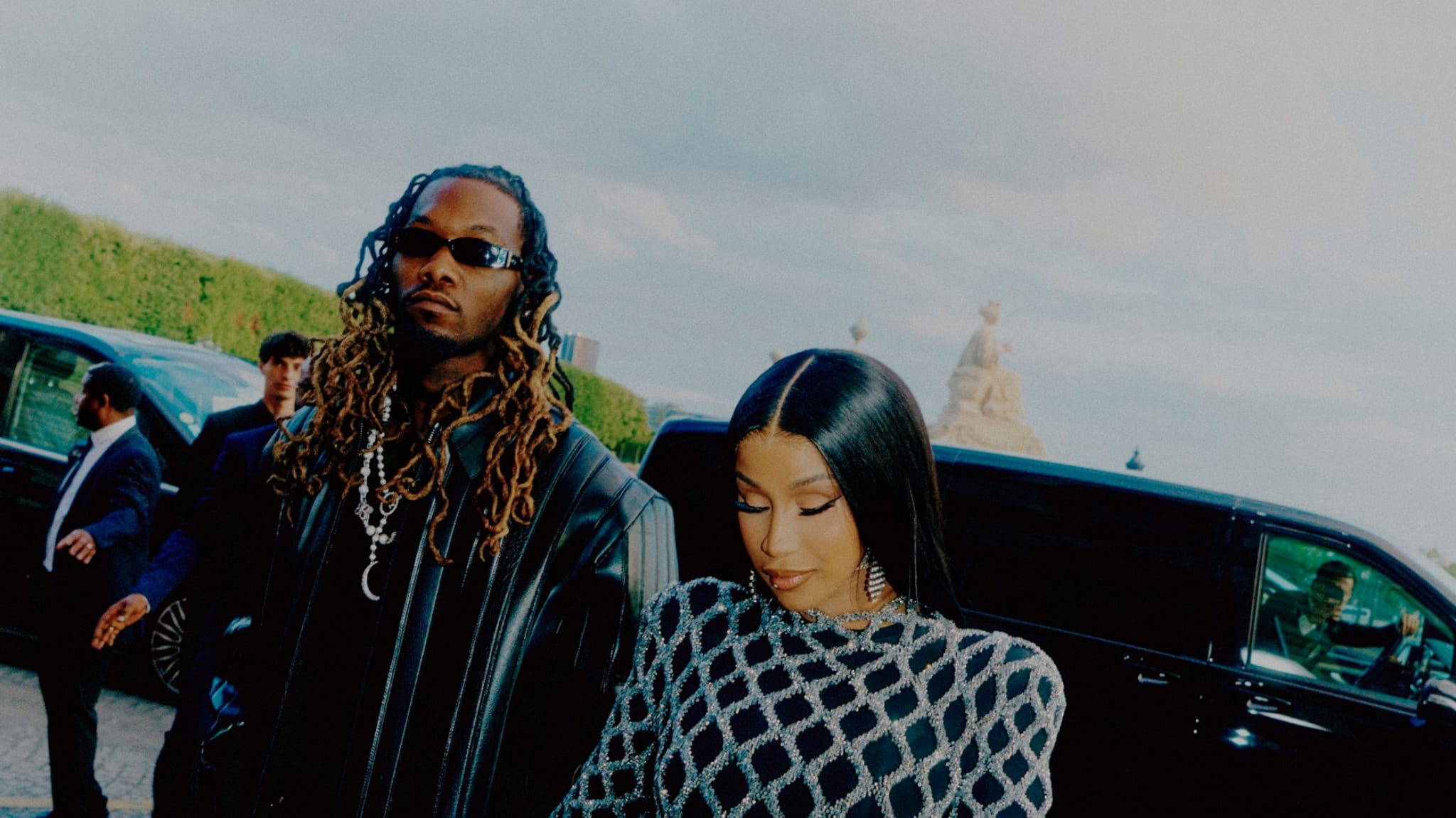 offset and cardi pictured at event