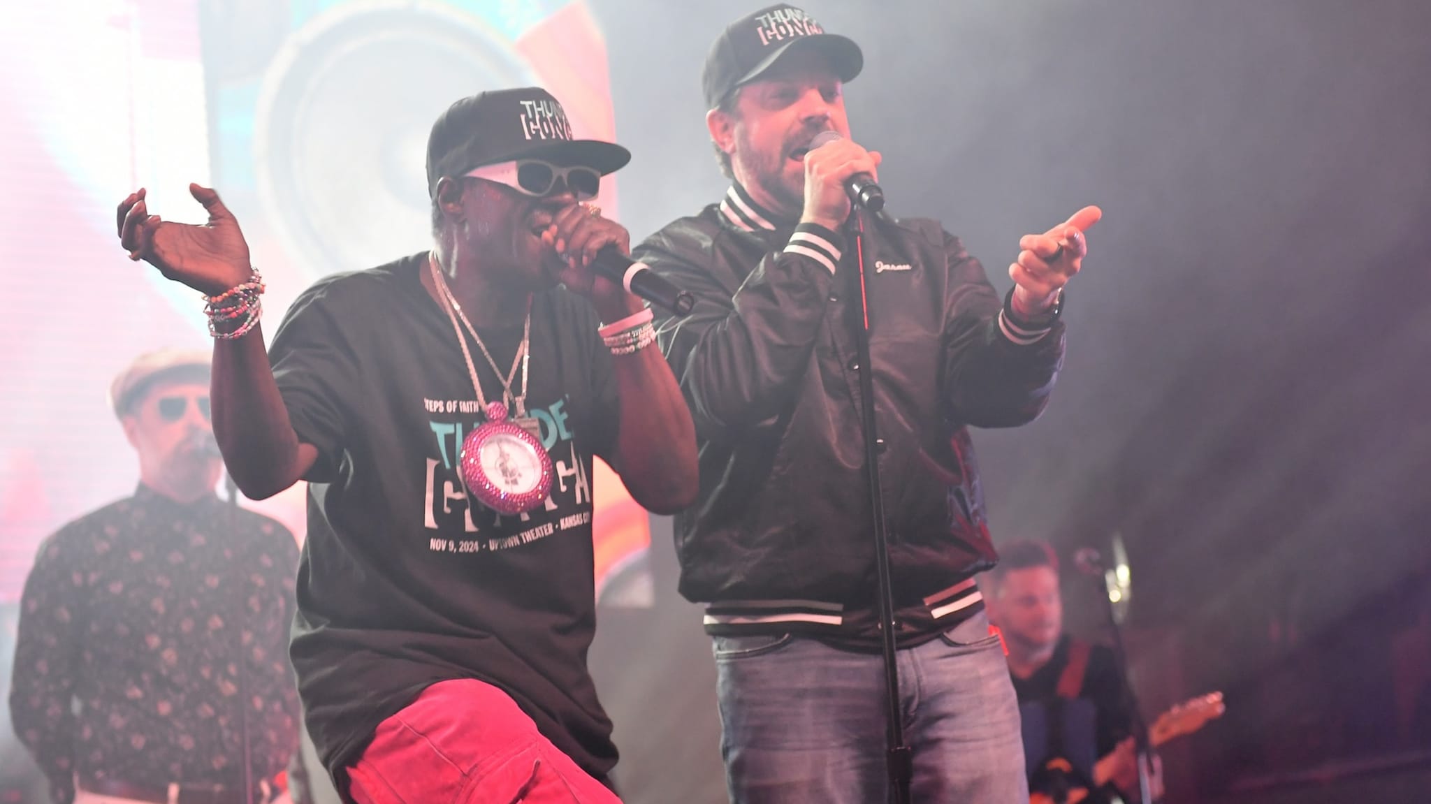 Flavor Flav and Jason Sudeikis