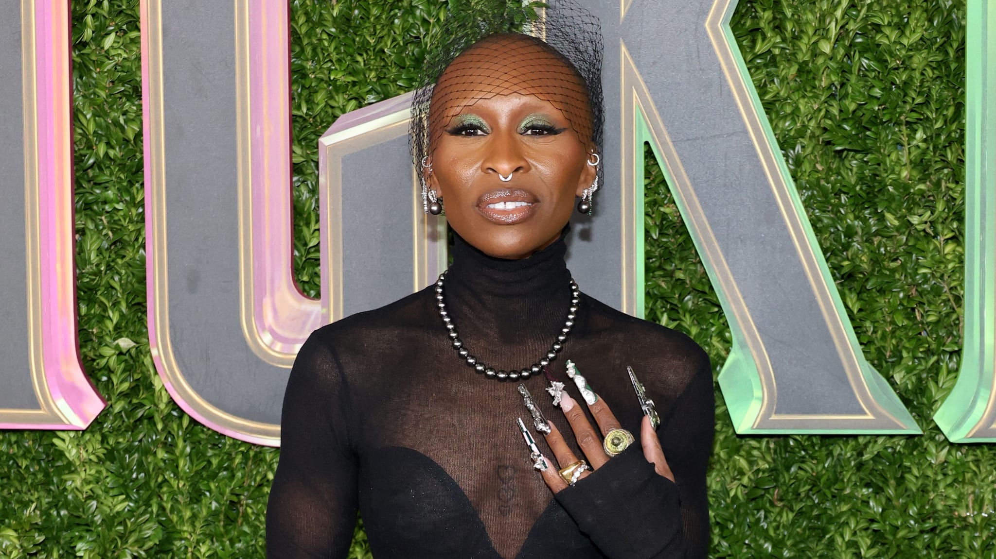 Cynthia Erivo attends the "Wicked" New York Premiere at Museum of Modern Art on November 14, 2024 in New York City. 