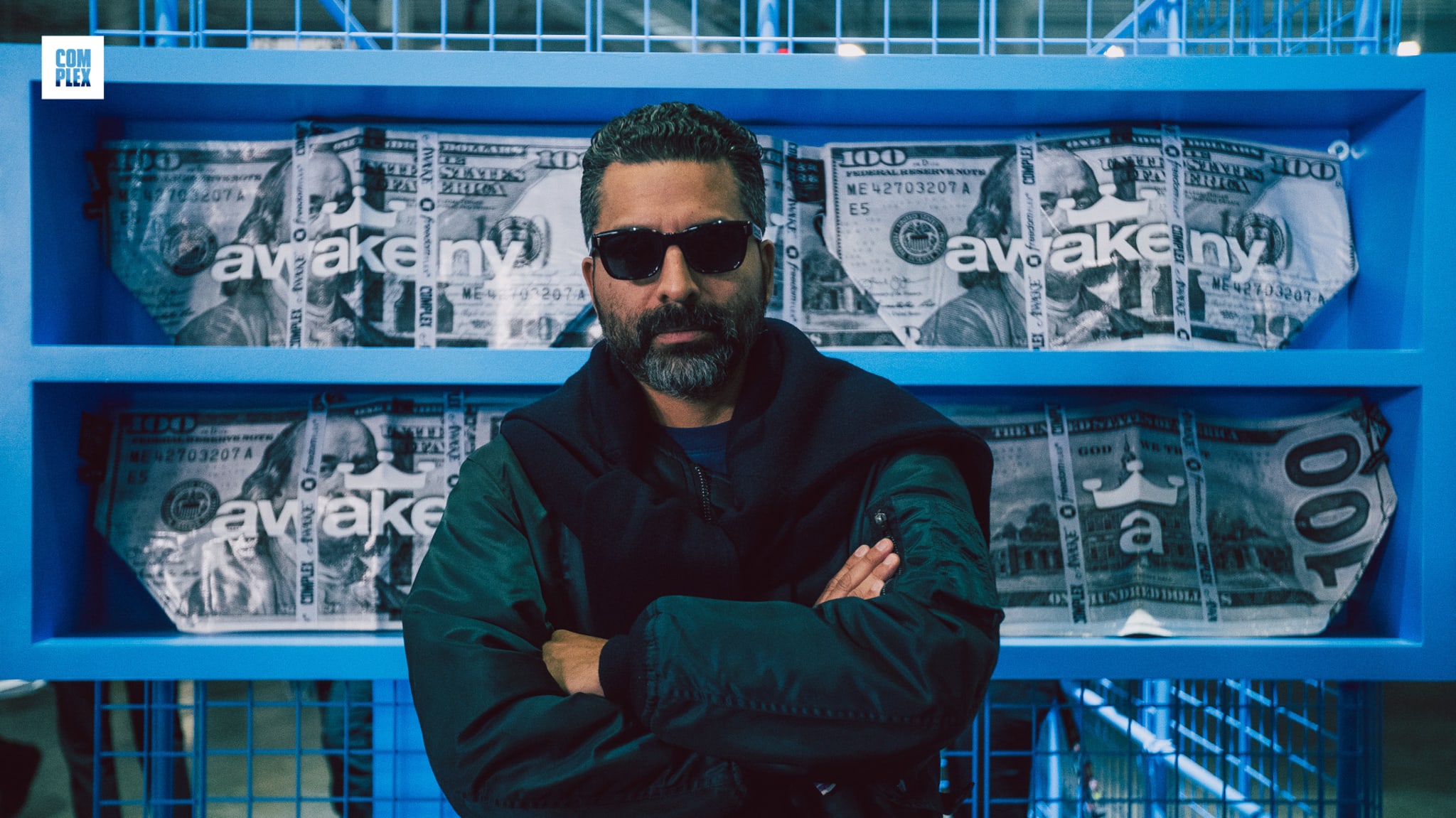 Awake NY Founder Angelo Baque at the Chase Freedom booth at ComplexCon 2024