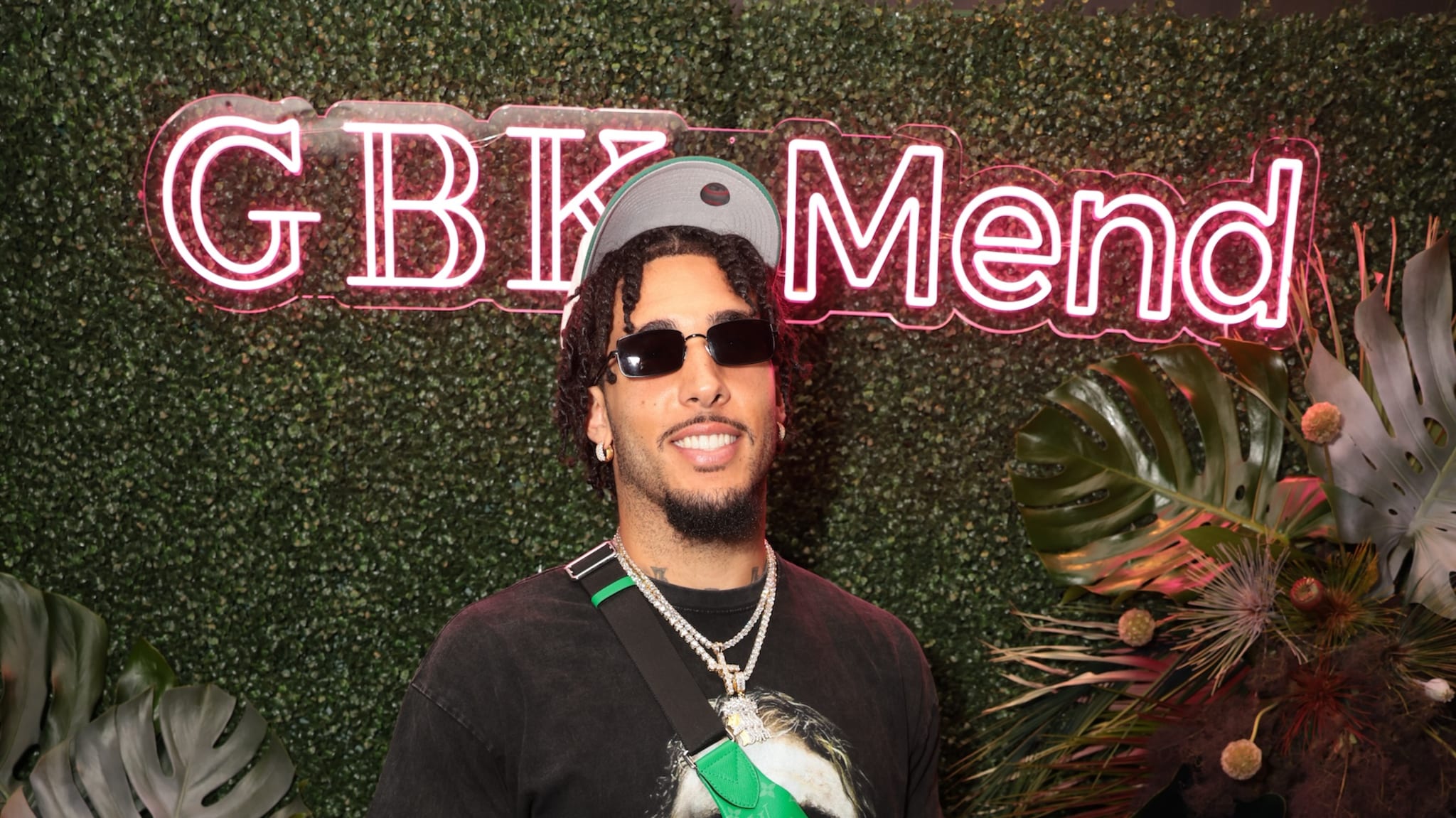 LOS ANGELES, CALIFORNIA - JULY 10: LiAngelo Ball attends GBK Pre-ESPY Luxury Lounge presented by MEND on July 10, 2024 in Los Angeles, California.