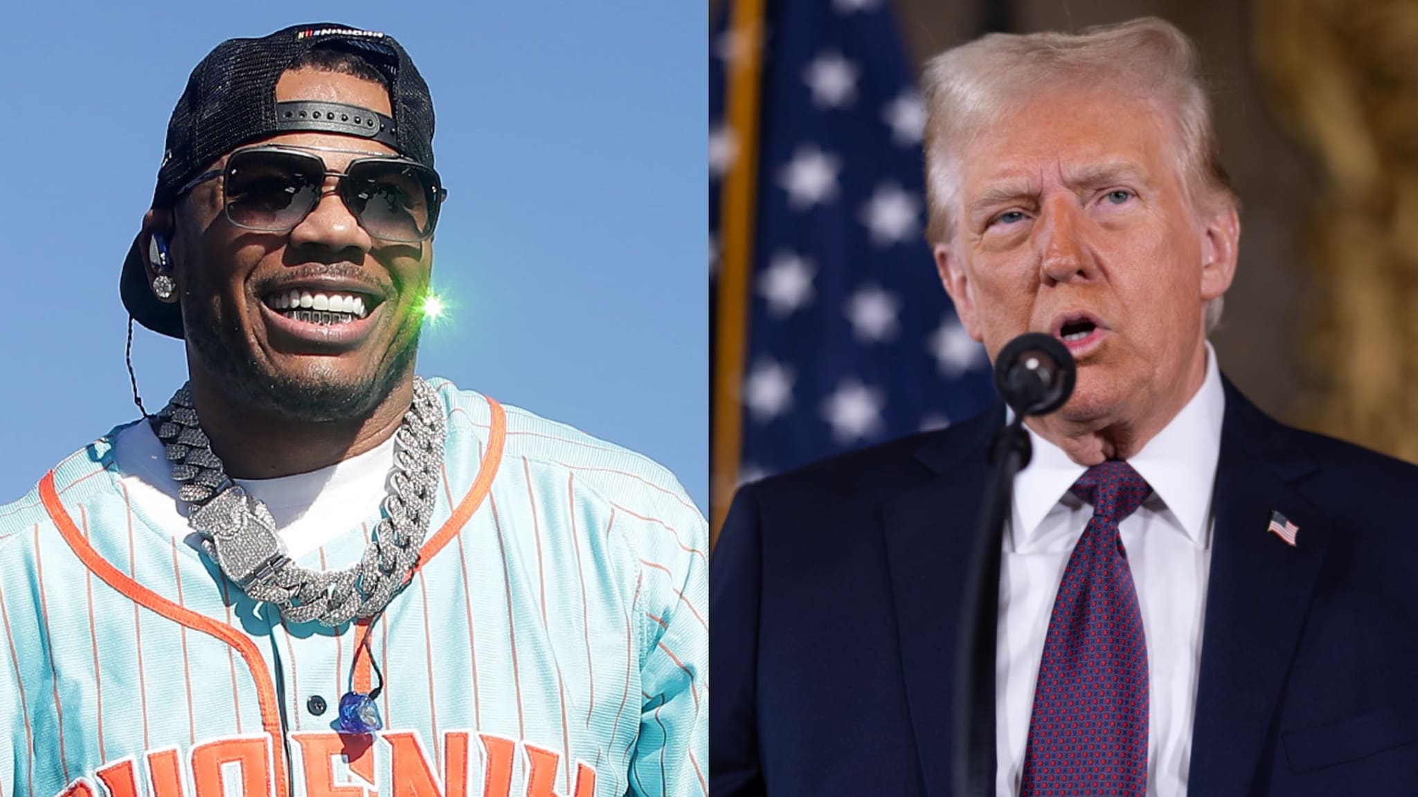 Nelly and Donald Trump