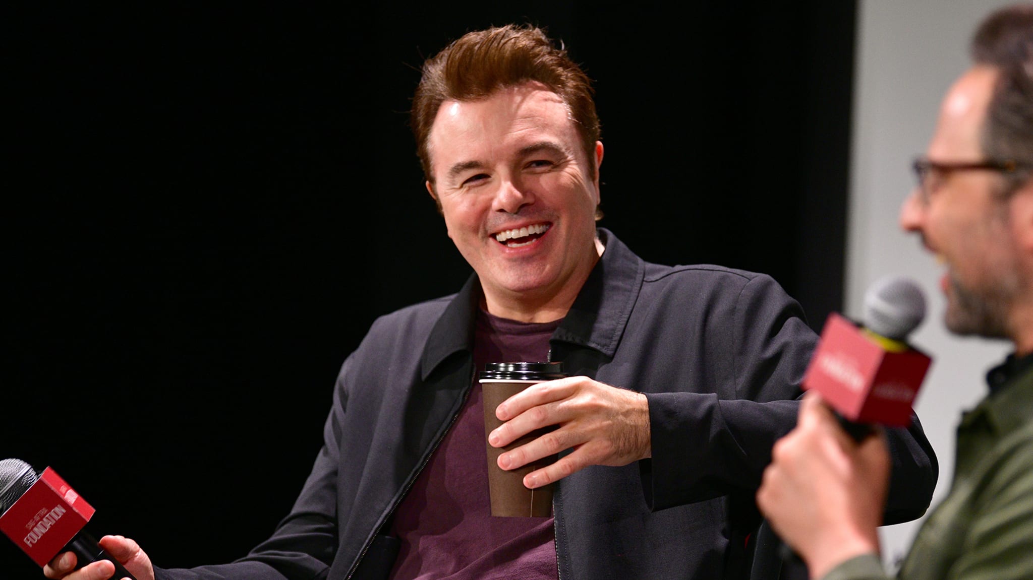 Seth MacFarlane in a SAG-AFRA Foundation conversation with Nick Kroll.