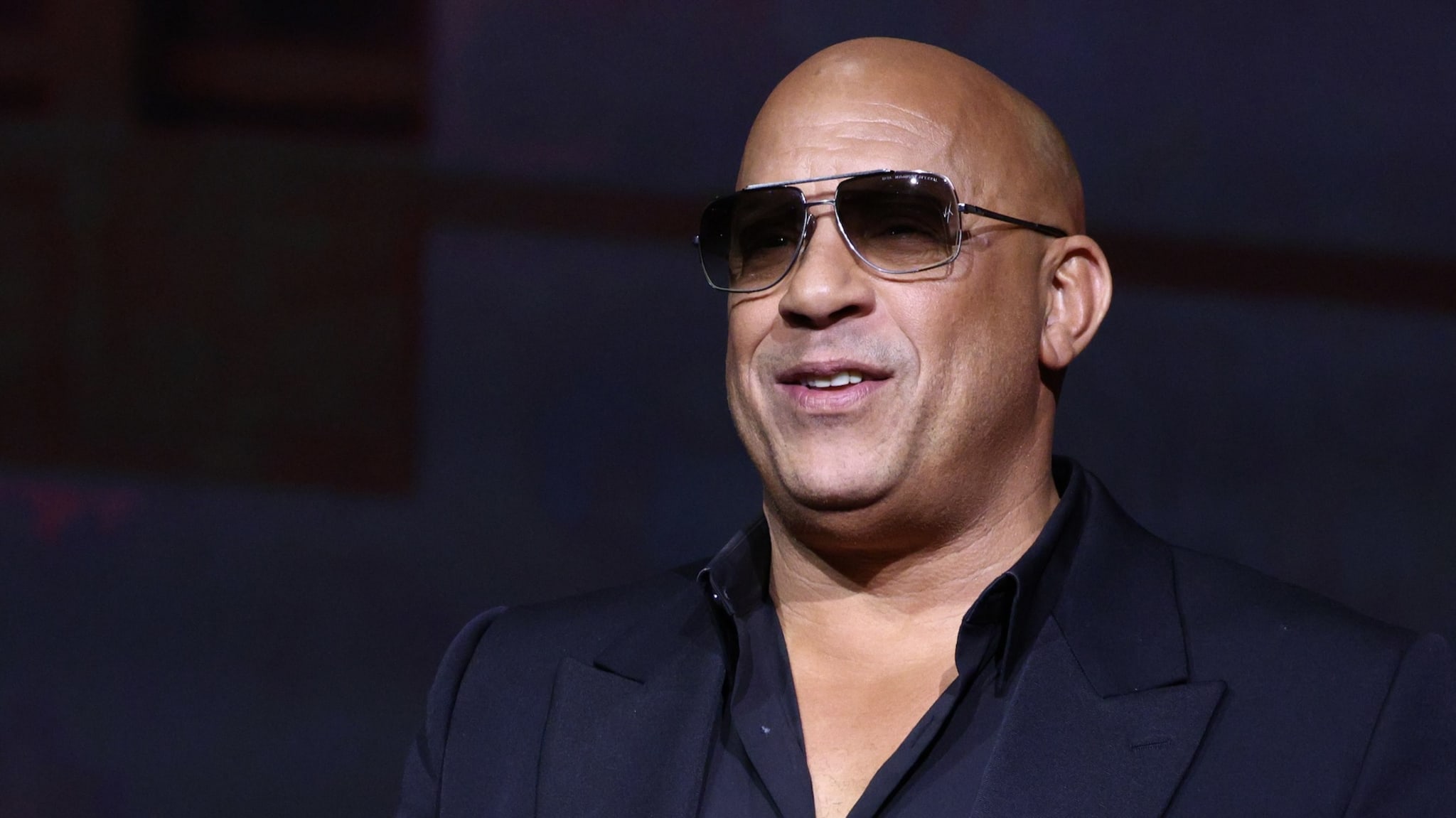 Vin Diesel speaks on stage during the Opening Ceremony at the Red Sea International Film Festival 2024