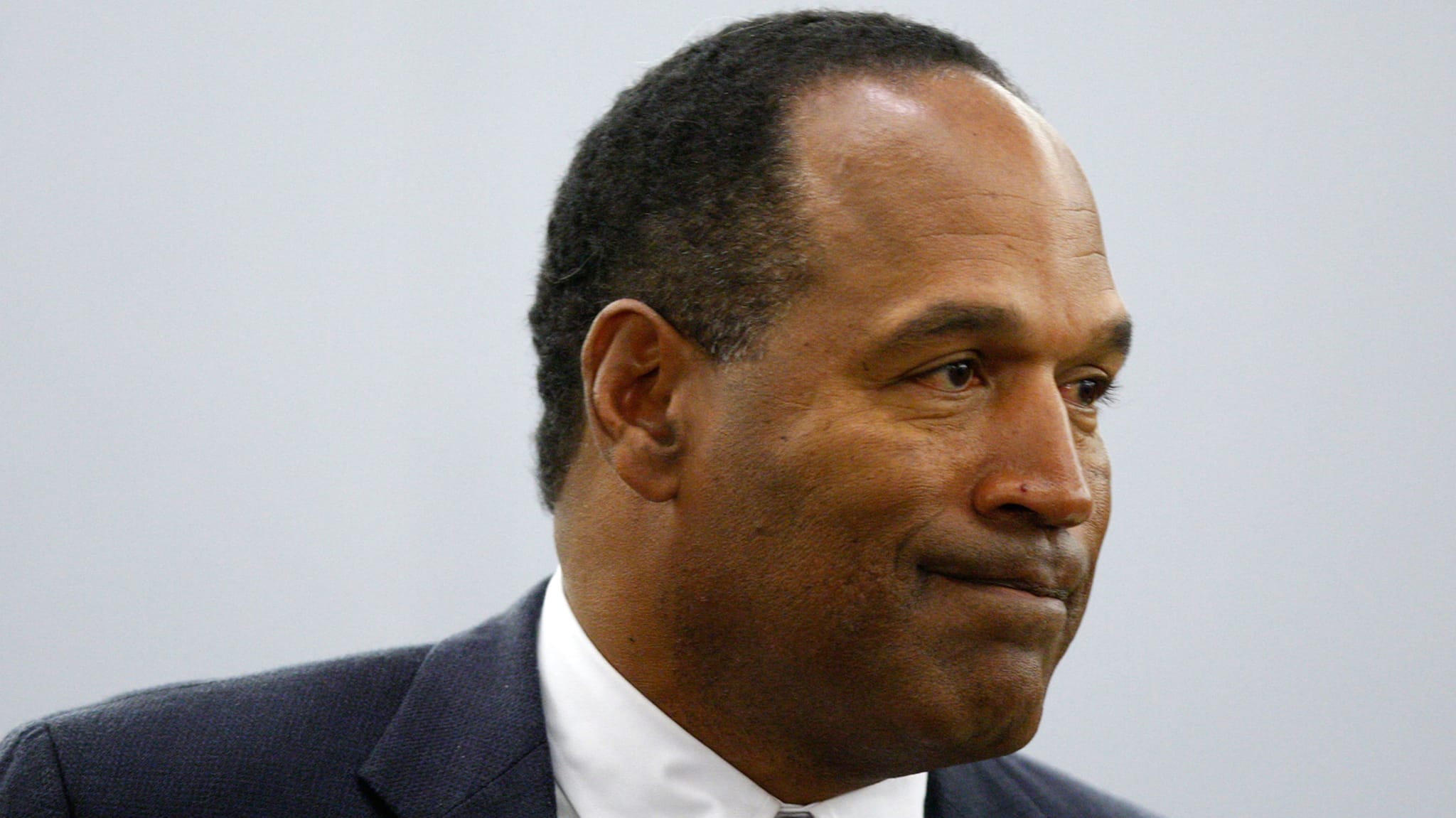 The late O.J. Simpson in court for burglary, robbery, and assault charges in 2007.
