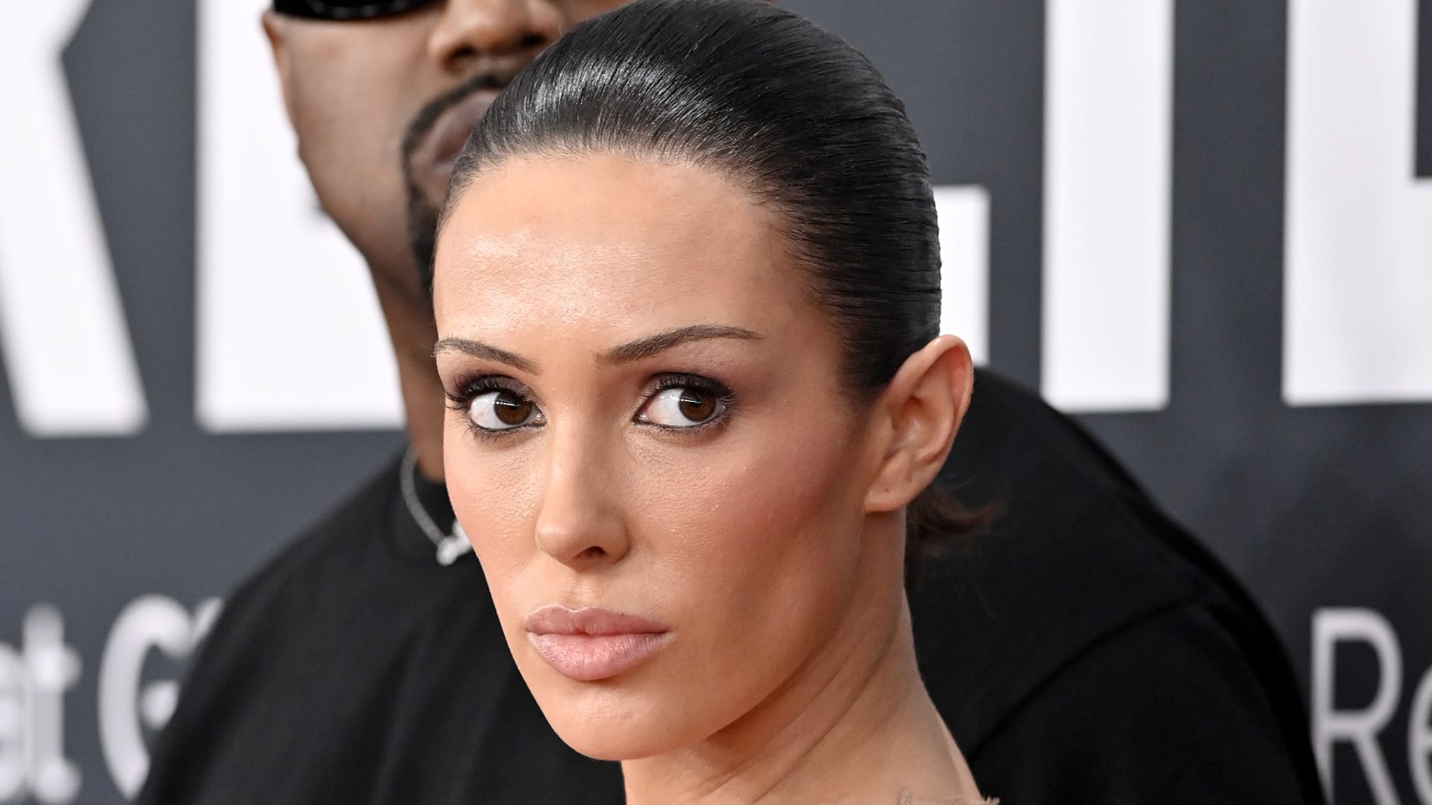 Bianca Censori attends the 67th Grammy Awards red carpet with husband Ye, formerly Kanye West.