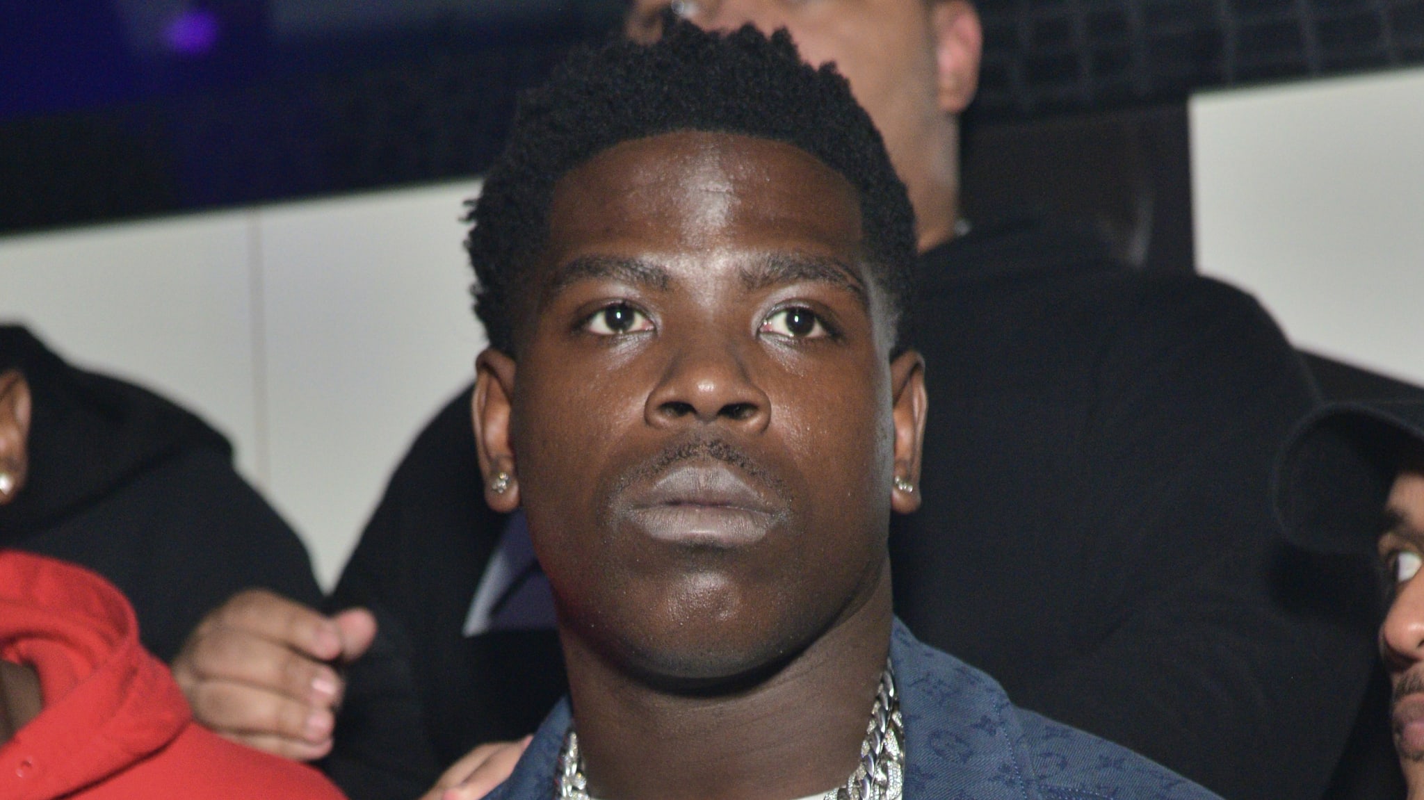 Rapper Casanova attends Dave East + Casanova Host Gold Room 