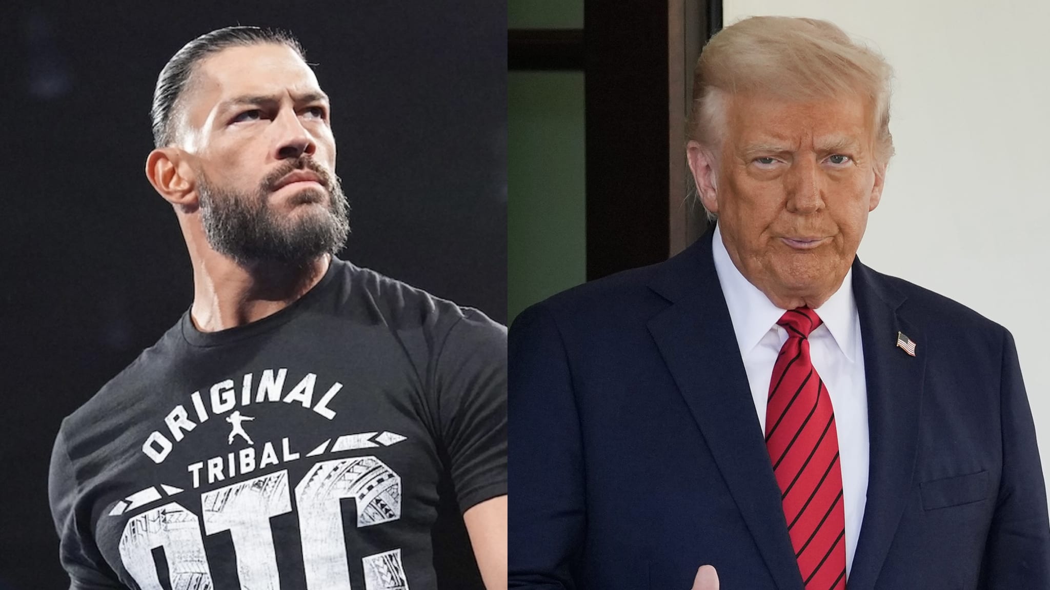 Trump and Roman Reigns
